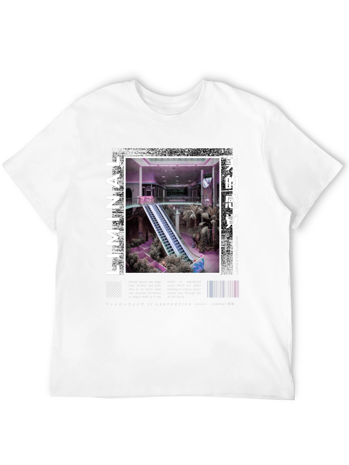 Liminal Aesthetics T-Shirt - Empty Mall Design