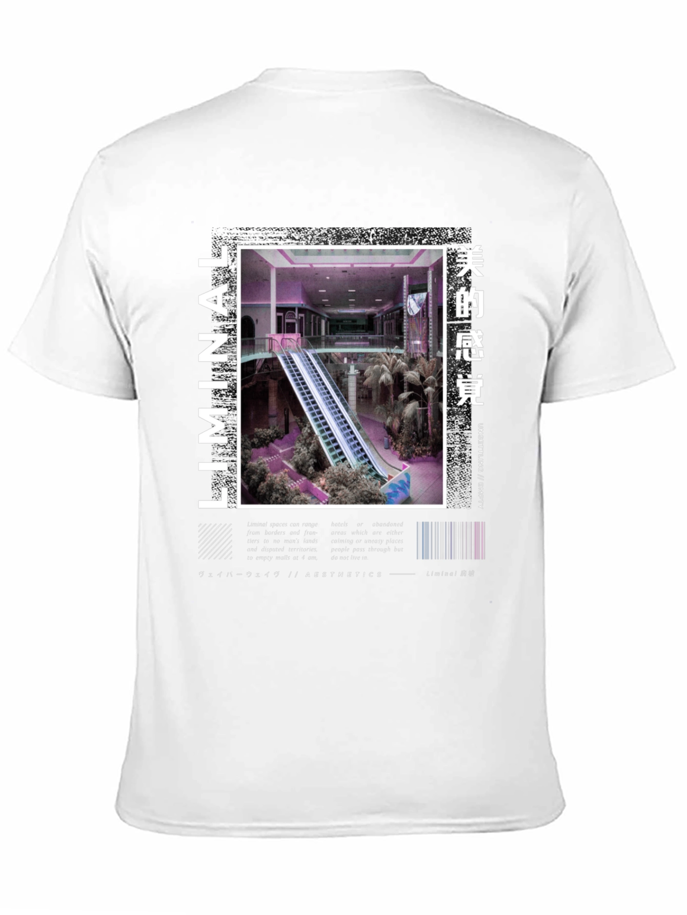 Liminal Aesthetics T-Shirt - Empty Mall Design