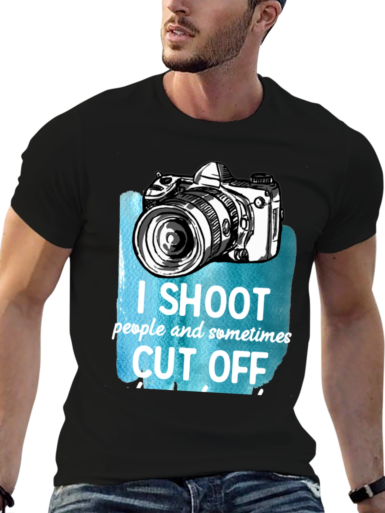 Photographer T-Shirt - I Shoot People Sometimes Cut Off