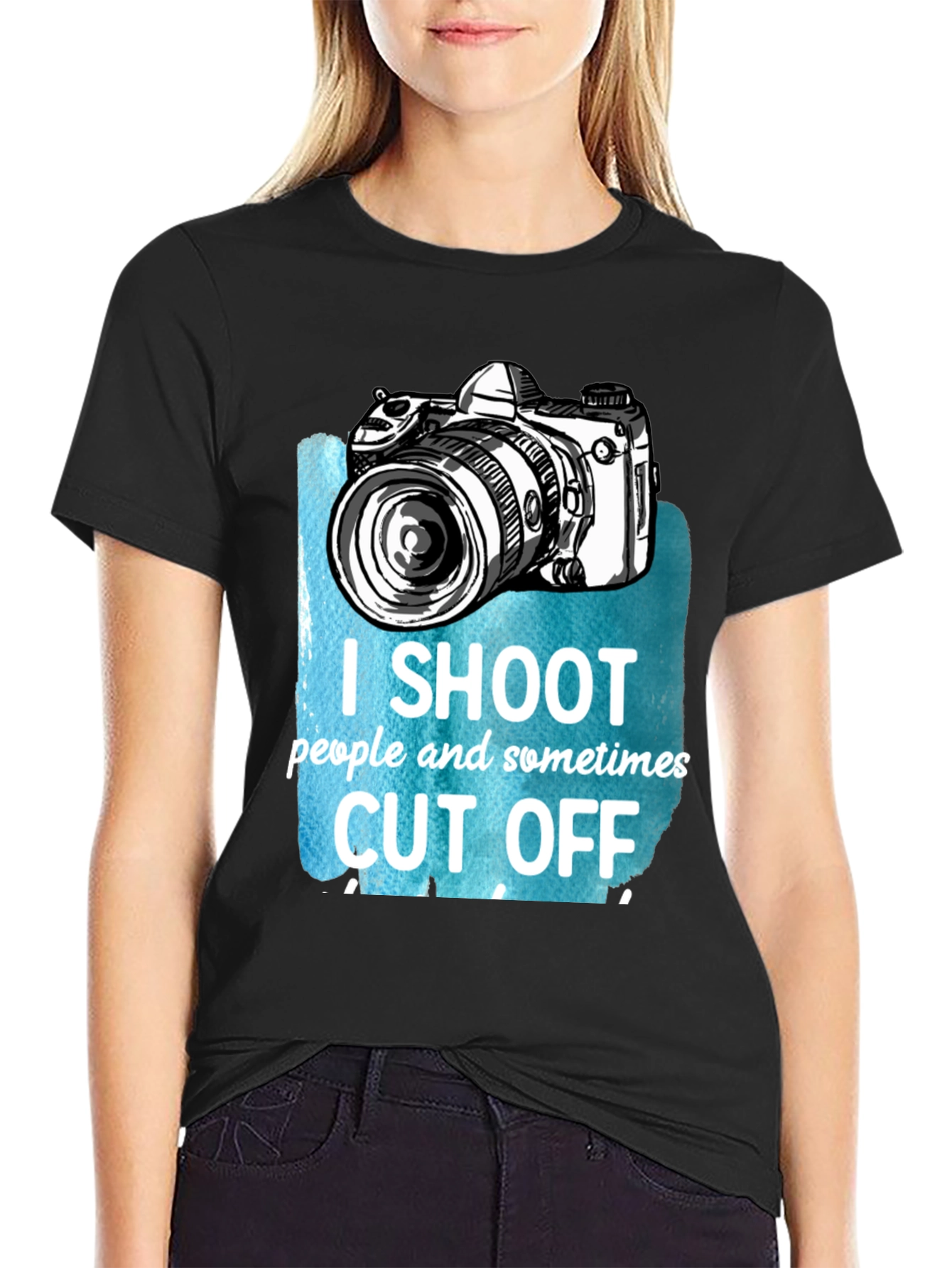 Photographer T-Shirt - I Shoot People Sometimes Cut Off