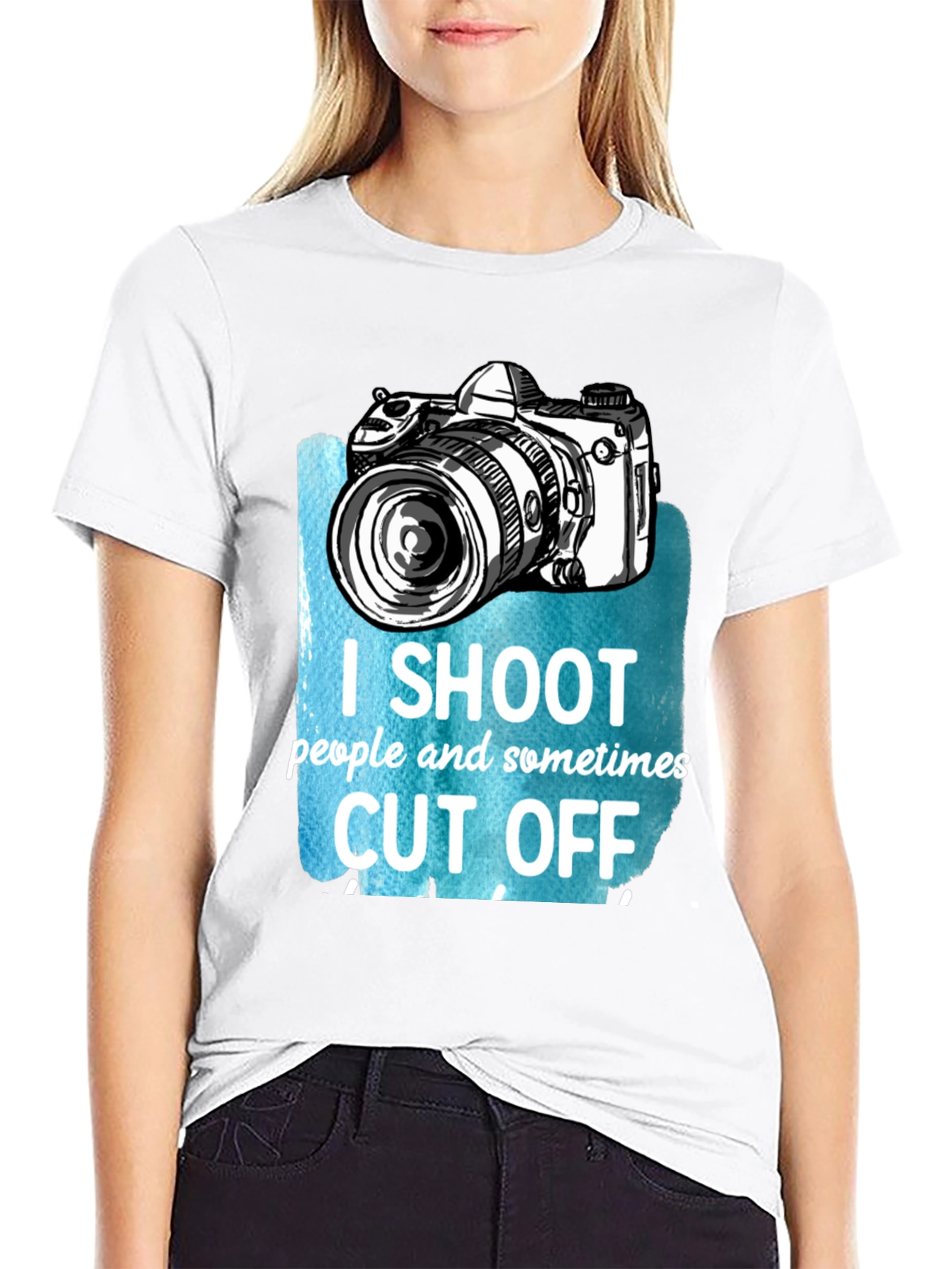 Photographer T-Shirt - I Shoot People Sometimes Cut Off