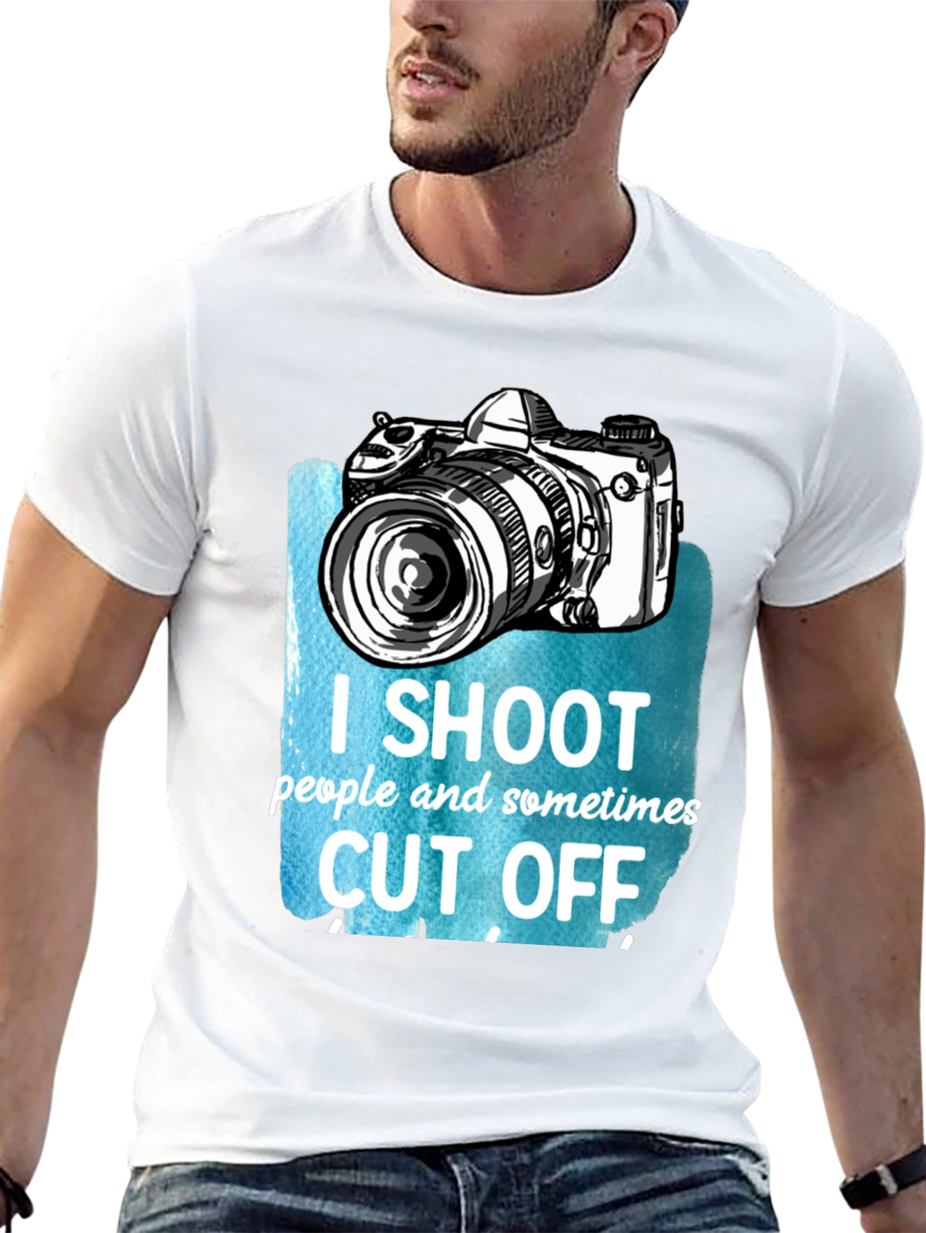 Photographer T-Shirt - I Shoot People Sometimes Cut Off