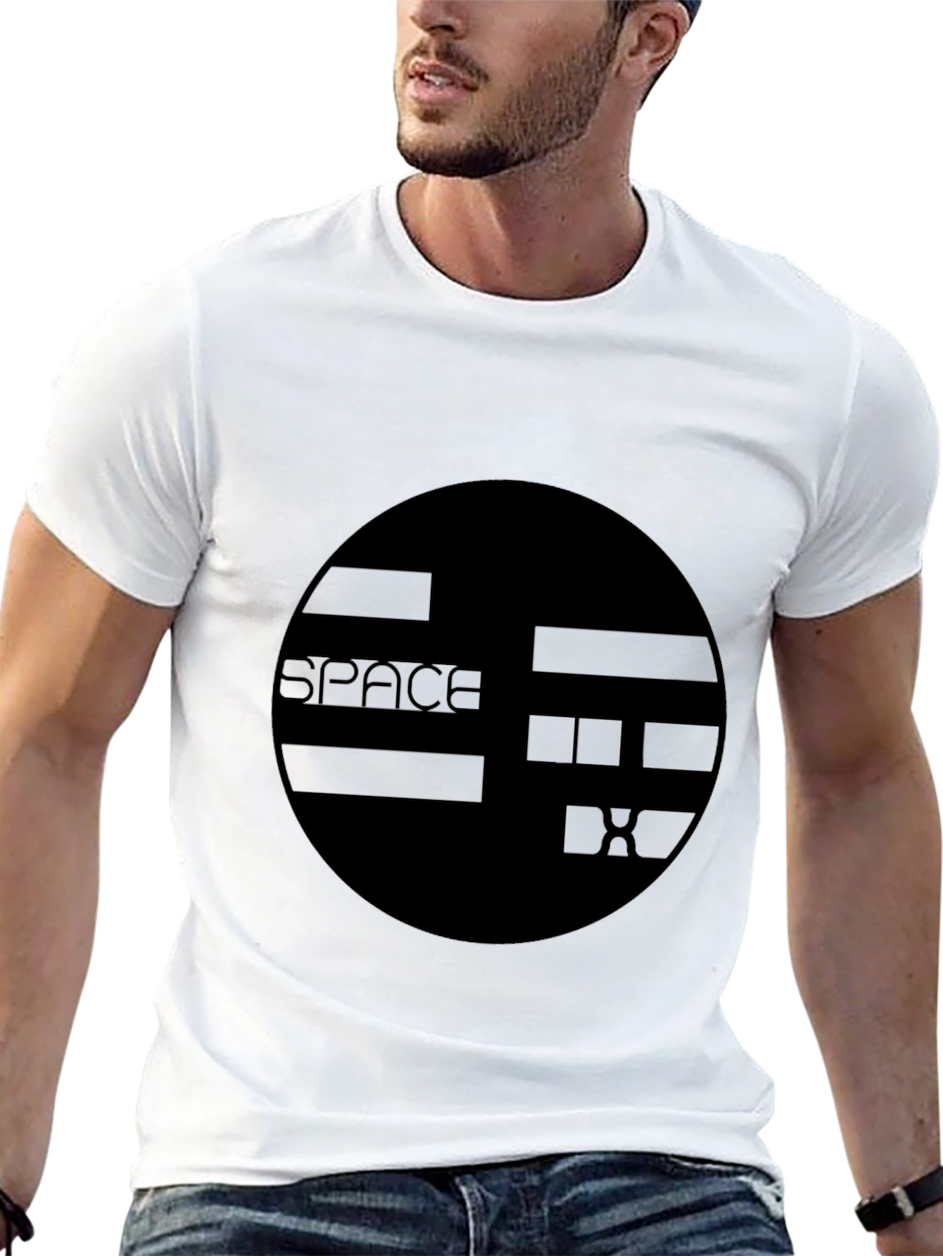 Space DX Black Graphic Tee