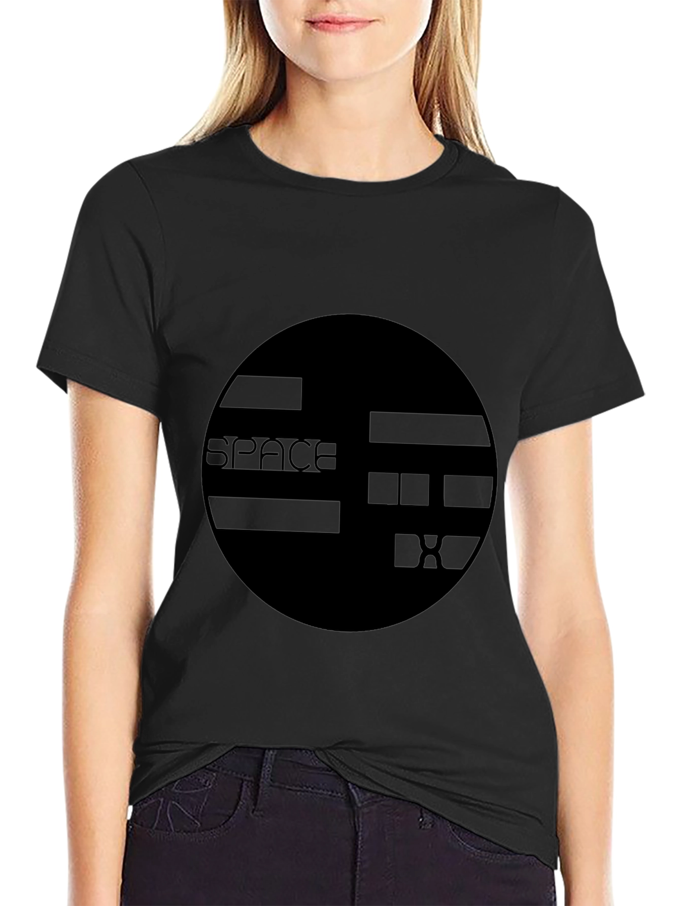 Space DX Black Graphic Tee