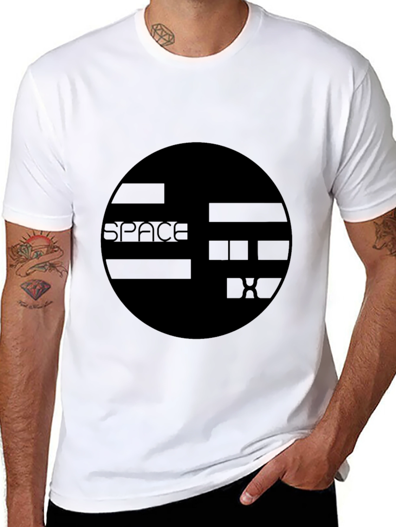 Space DX Black Graphic Tee