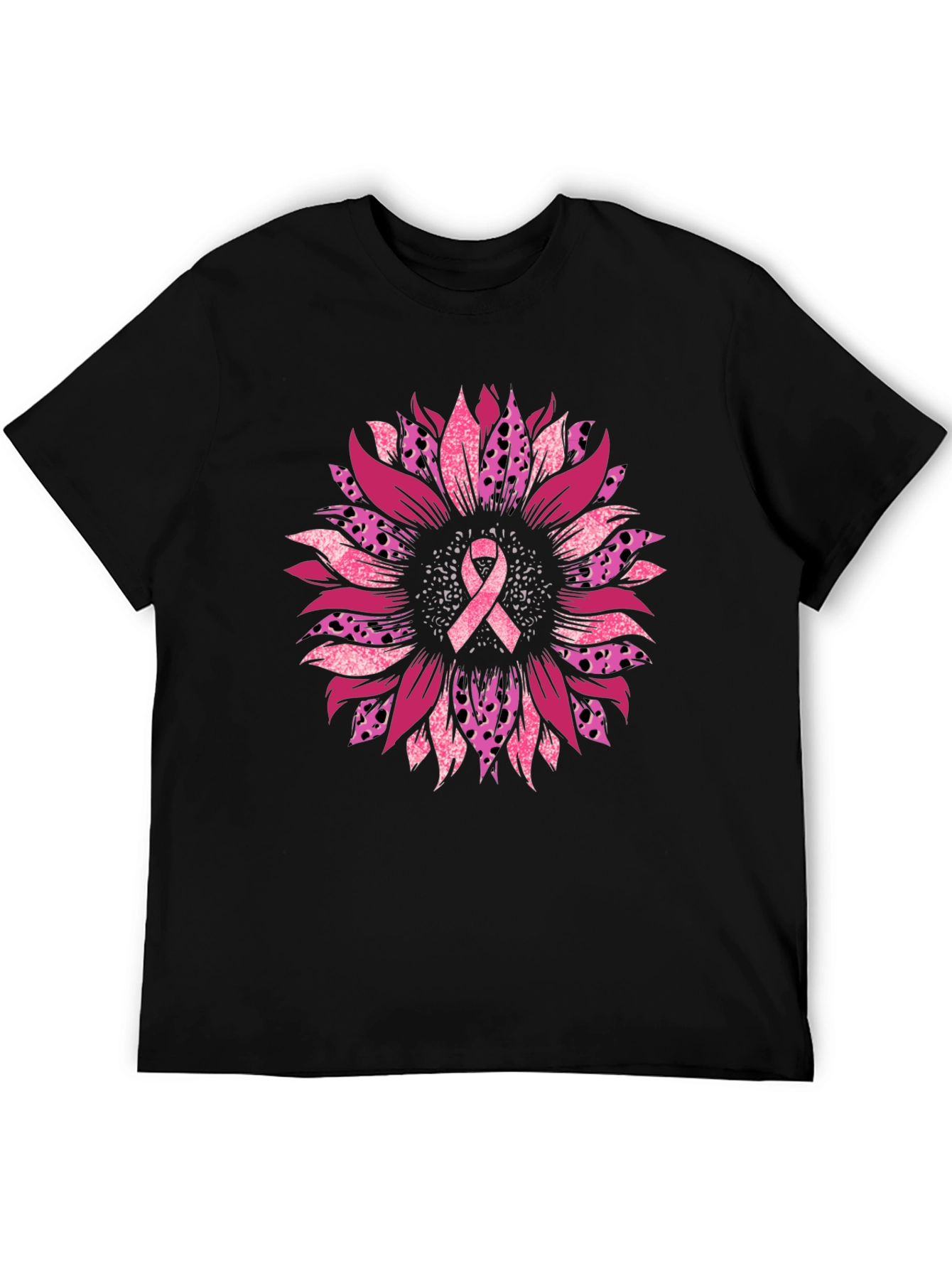 Breast Cancer Awareness Sunflower T-Shirt