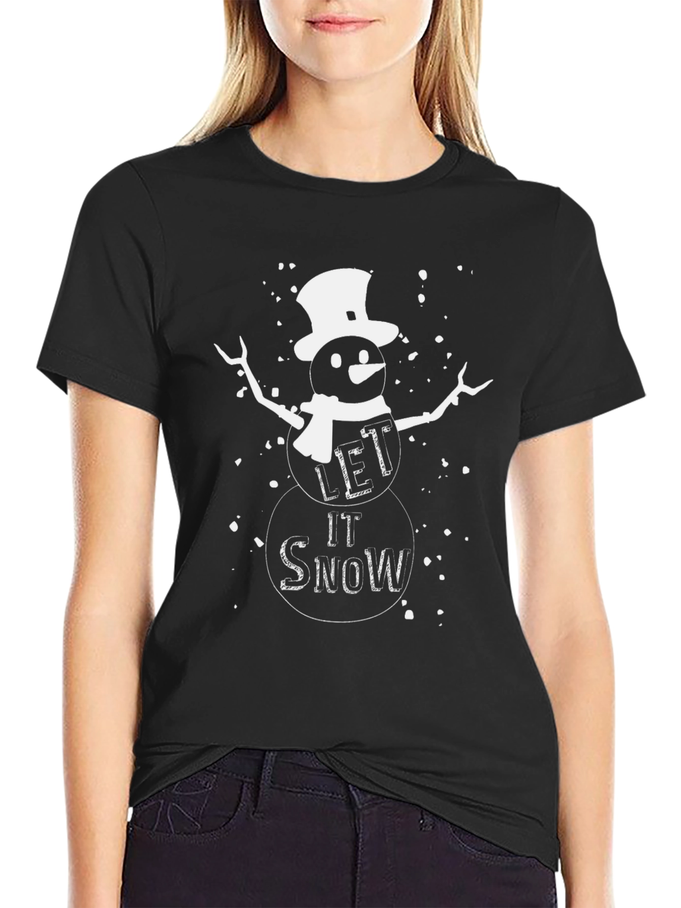Let It Snow T-Shirt - Winter Holiday Graphic Tee