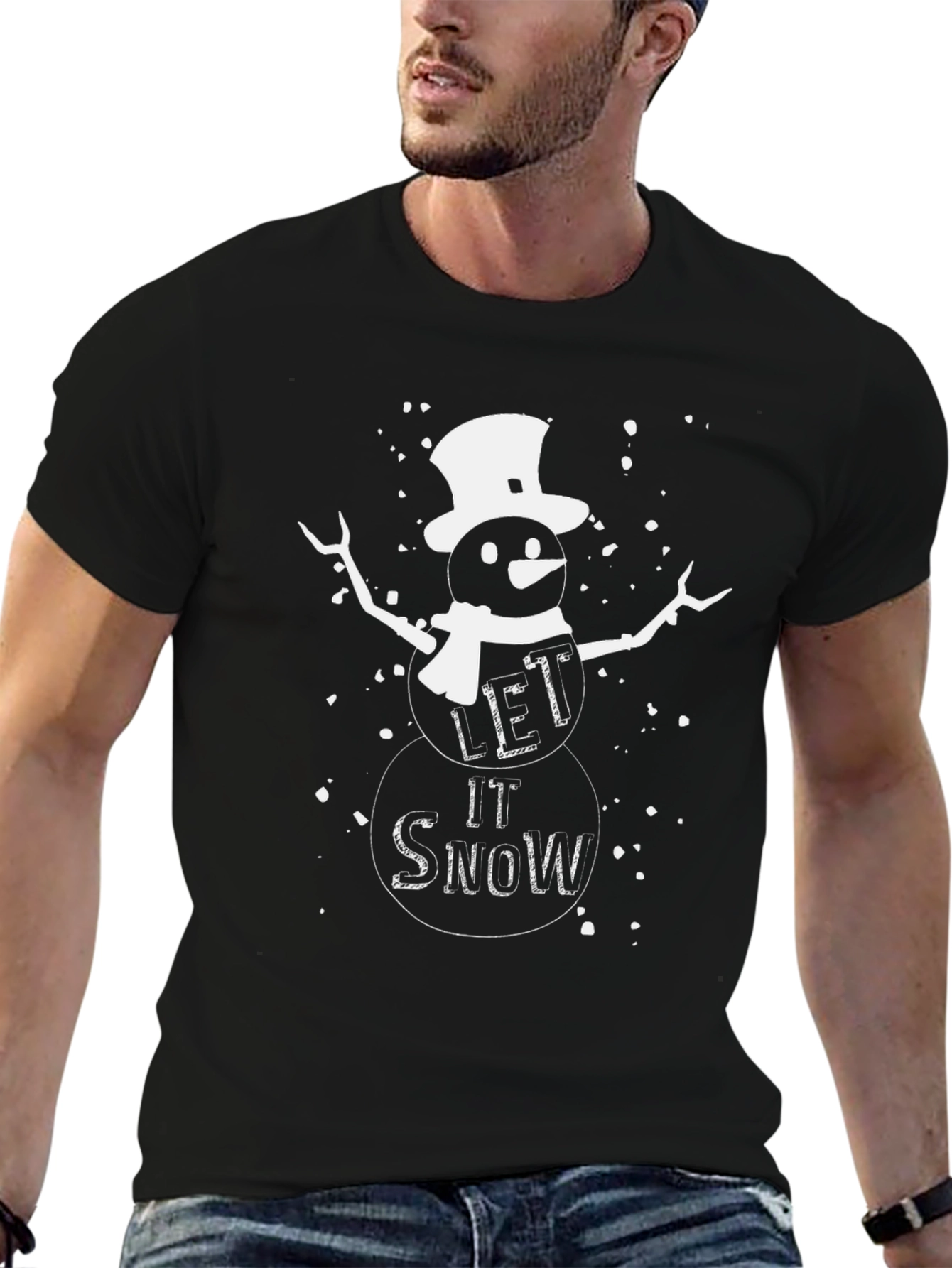 Let It Snow T-Shirt - Winter Holiday Graphic Tee