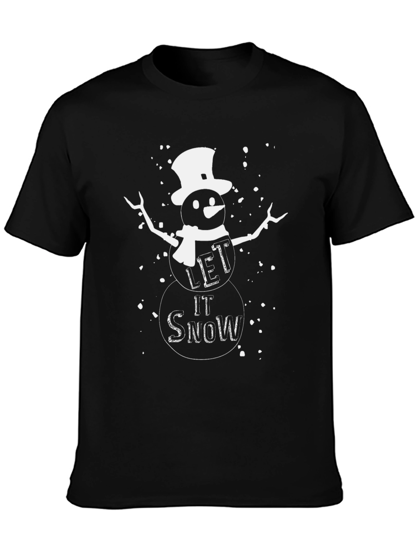 Let It Snow T-Shirt - Winter Holiday Graphic Tee