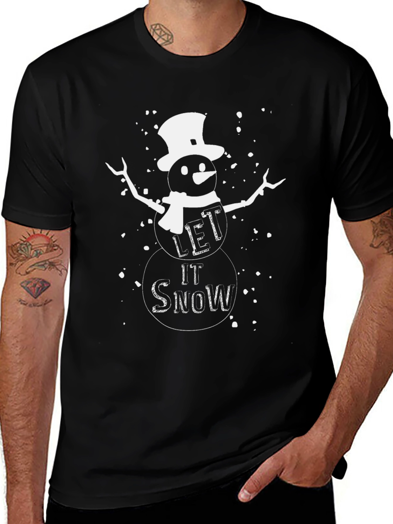 Let It Snow T-Shirt - Winter Holiday Graphic Tee
