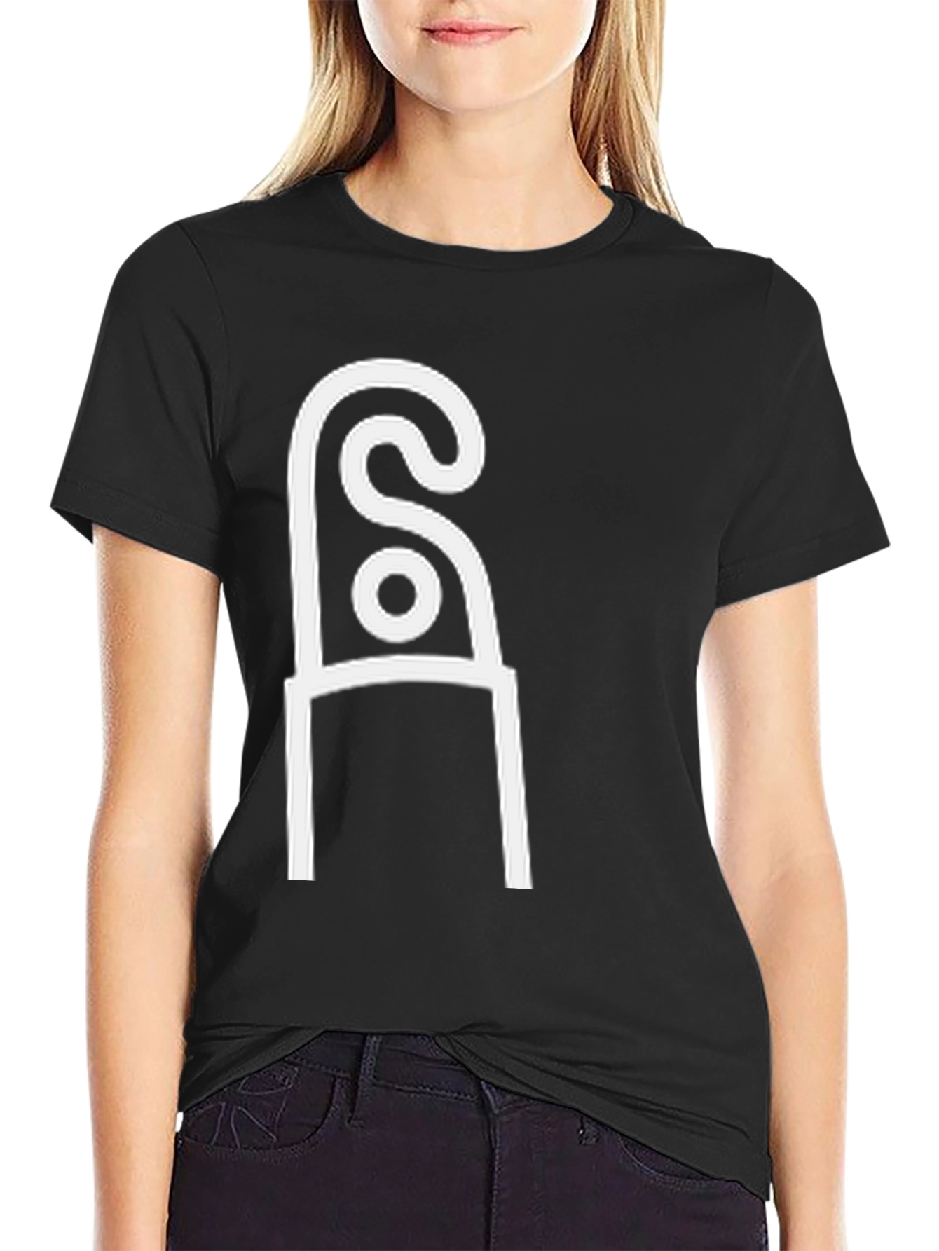 Abstract Symbol T-Shirt - Modern Minimalist Design