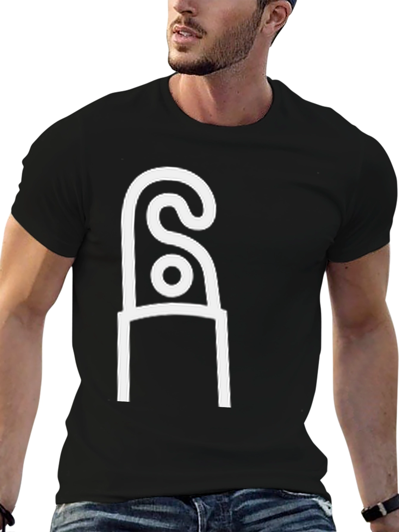 Abstract Symbol T-Shirt - Modern Minimalist Design