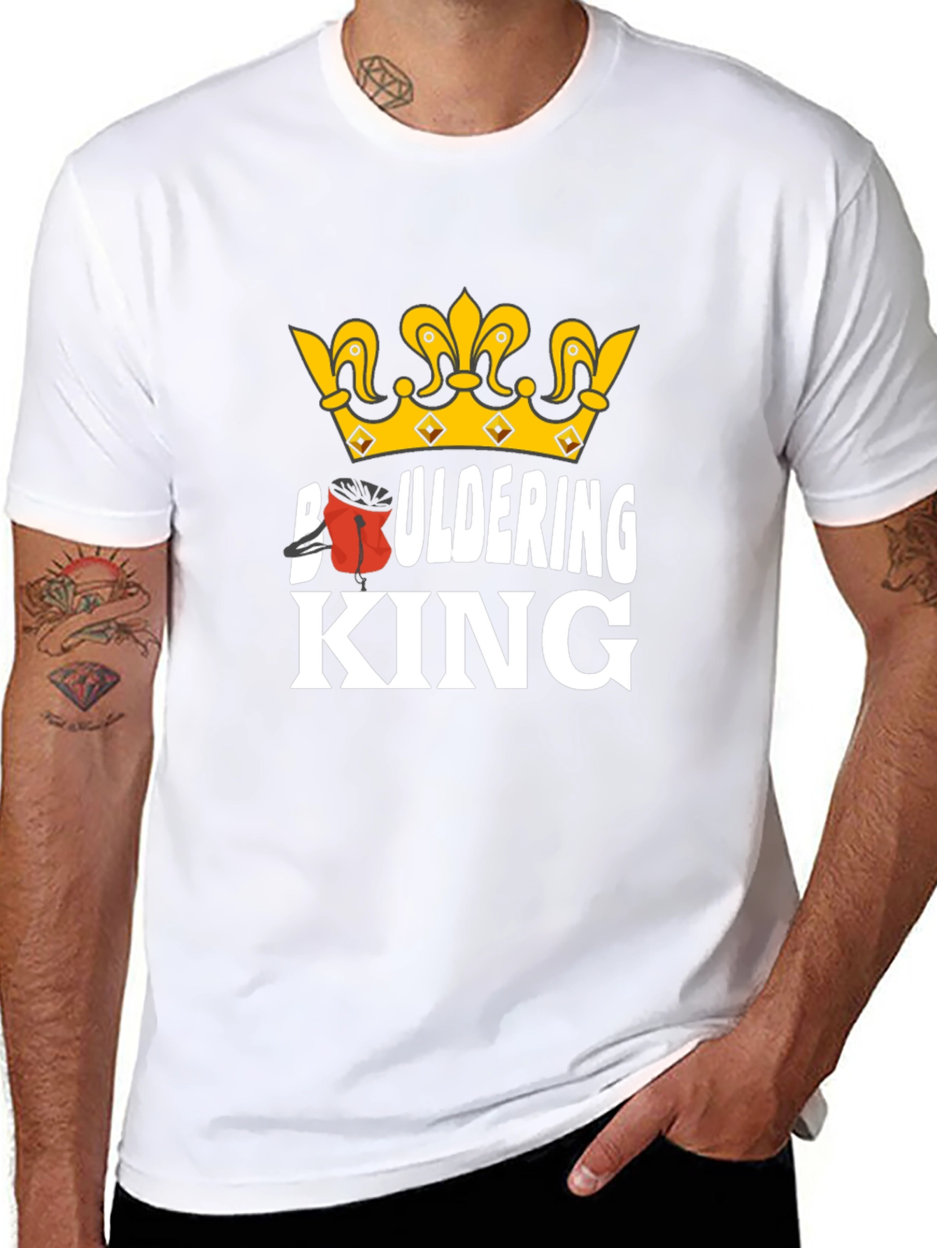 Bouldering King Graphic Tee