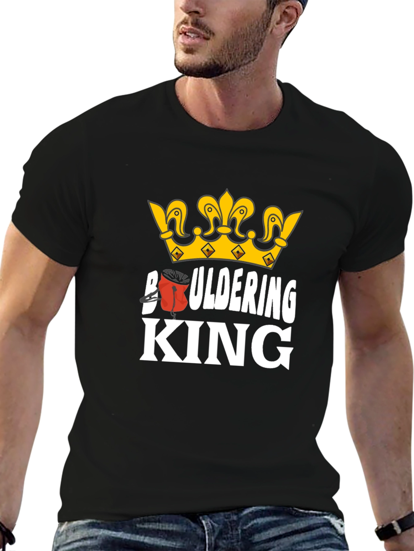 Bouldering King Graphic Tee