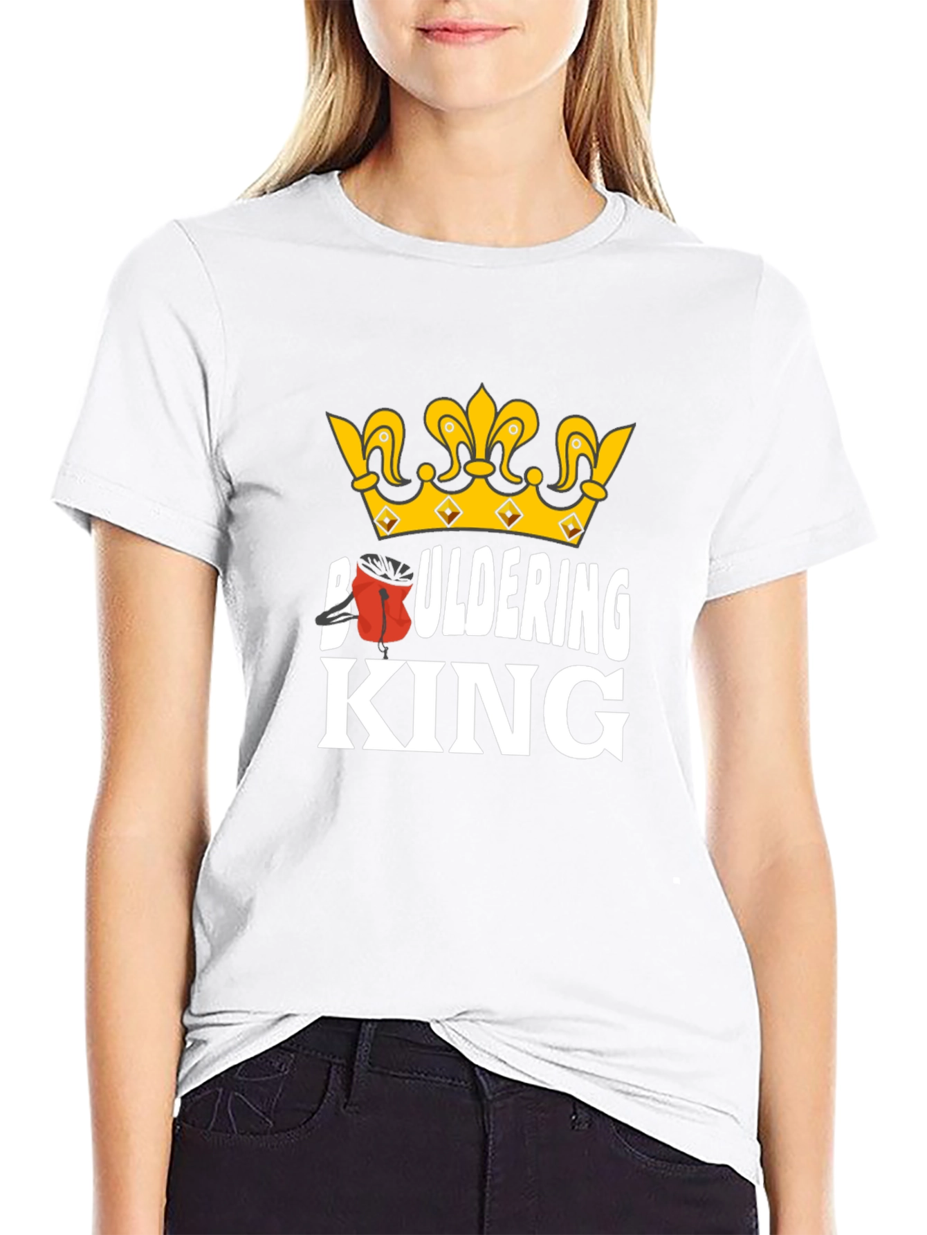 Bouldering King Graphic Tee