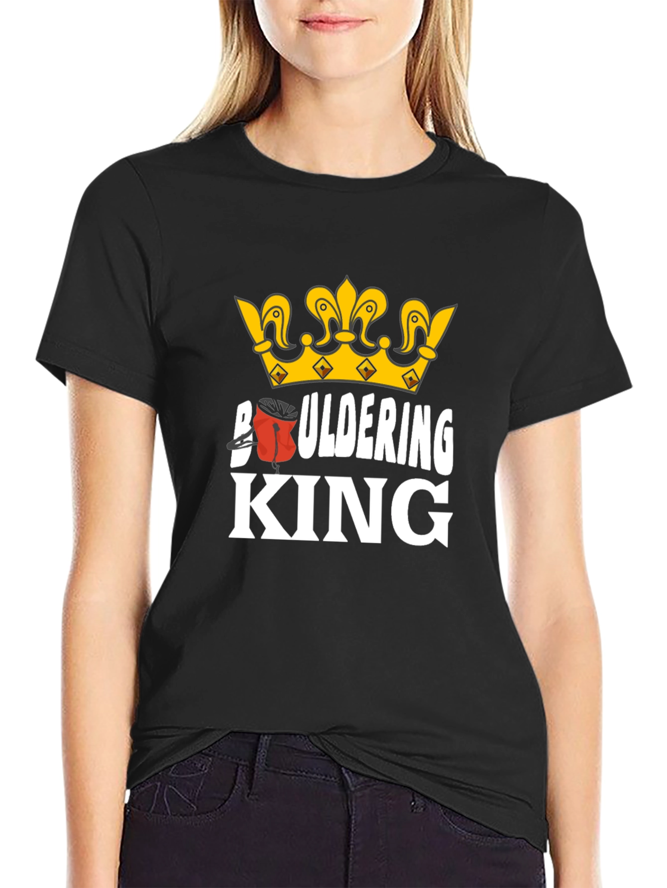 Bouldering King Graphic Tee