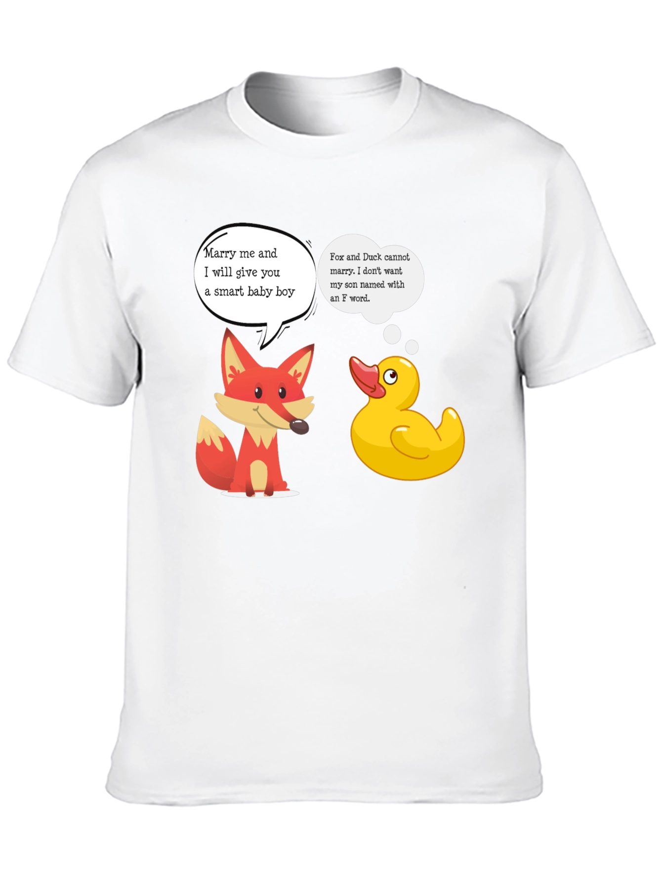 Funny Fox and Duck T-Shirt - Smart Baby Boy