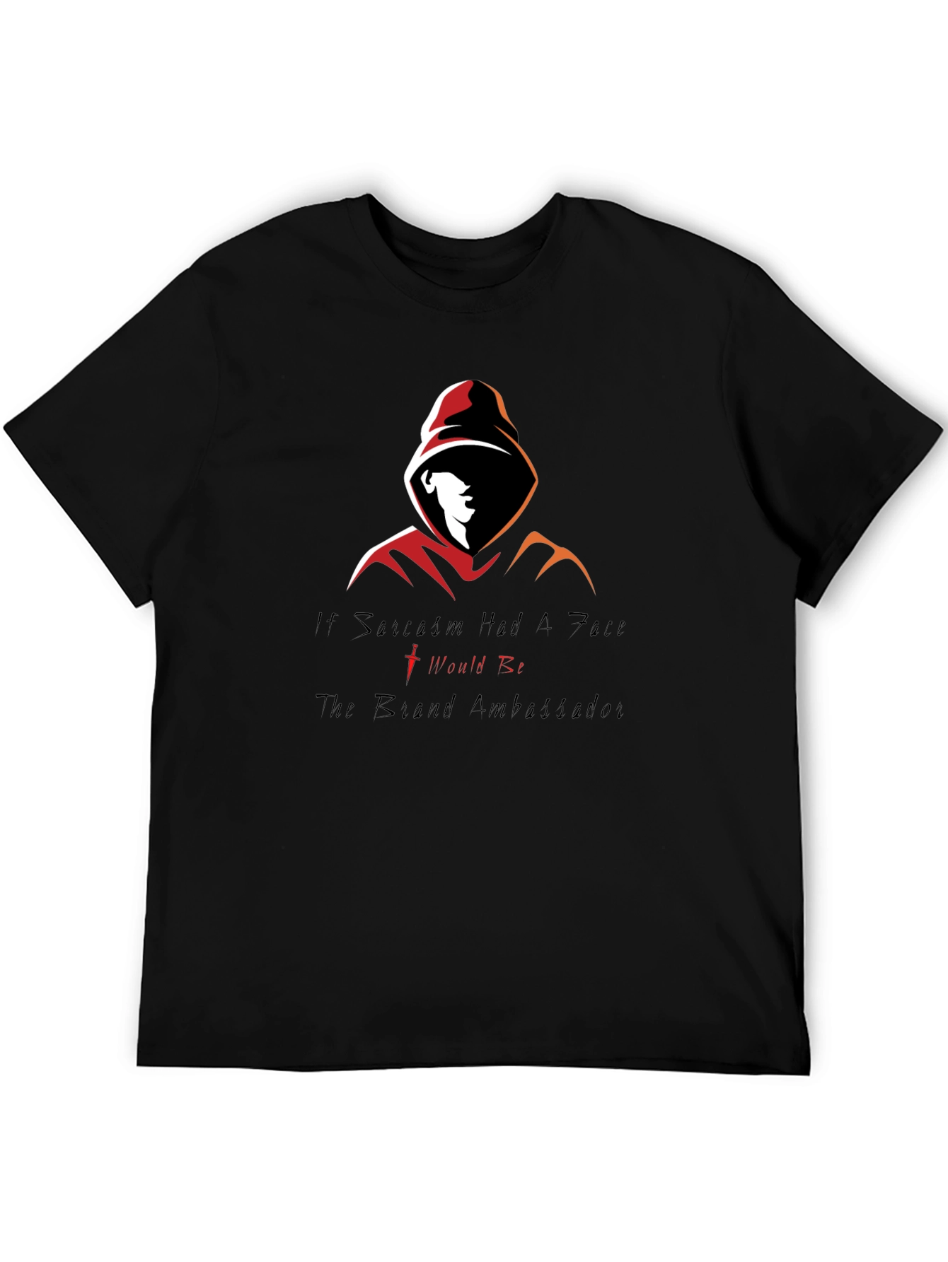 Sarcastic Hooded Graphic Tee
