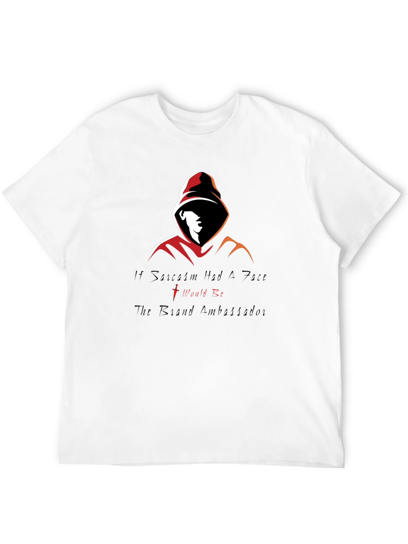 Sarcastic Hooded Graphic Tee