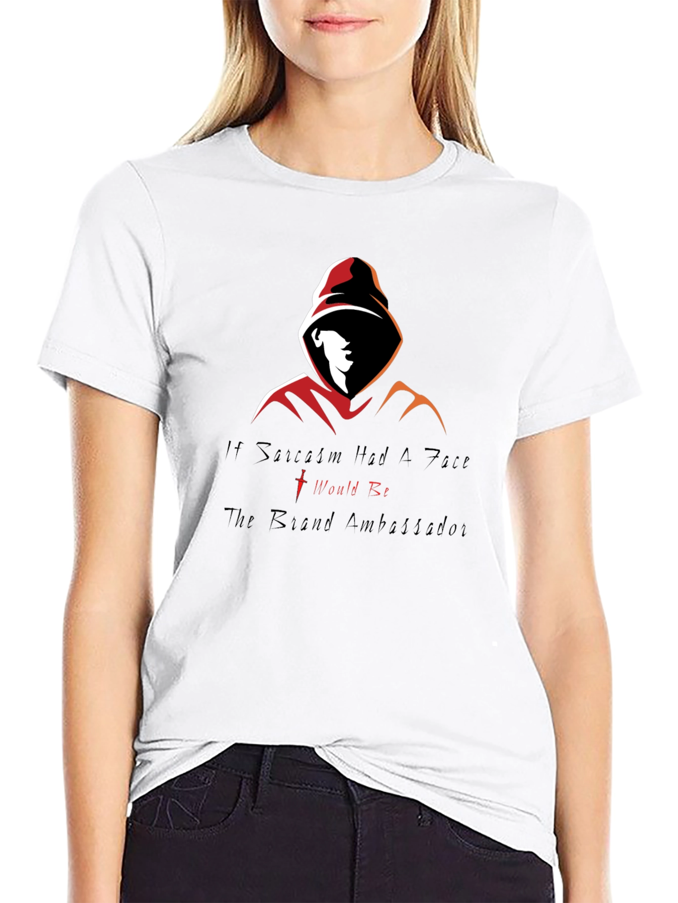Sarcastic Hooded Graphic Tee