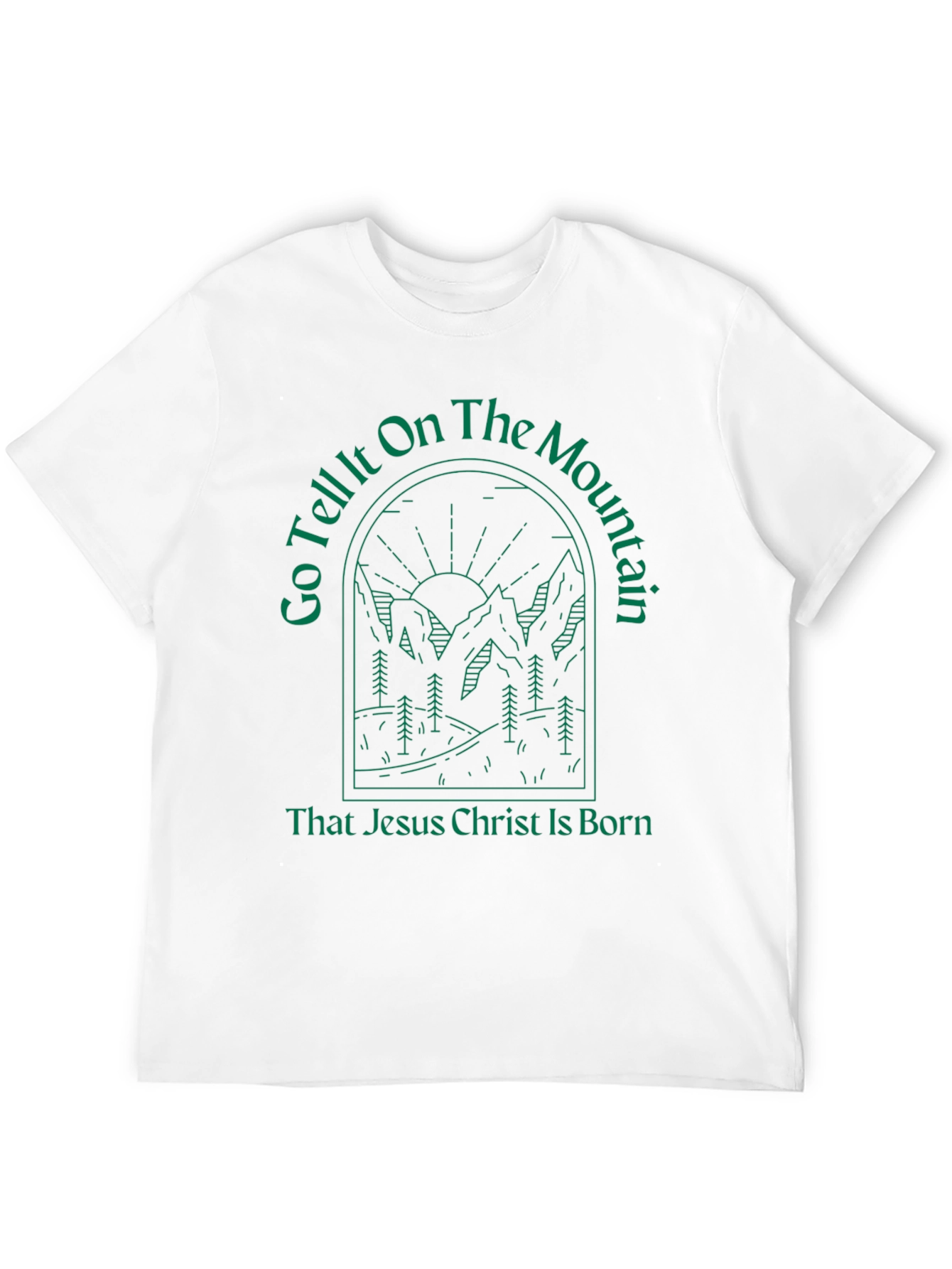 Go Tell It On the Mountain Christmas Tee