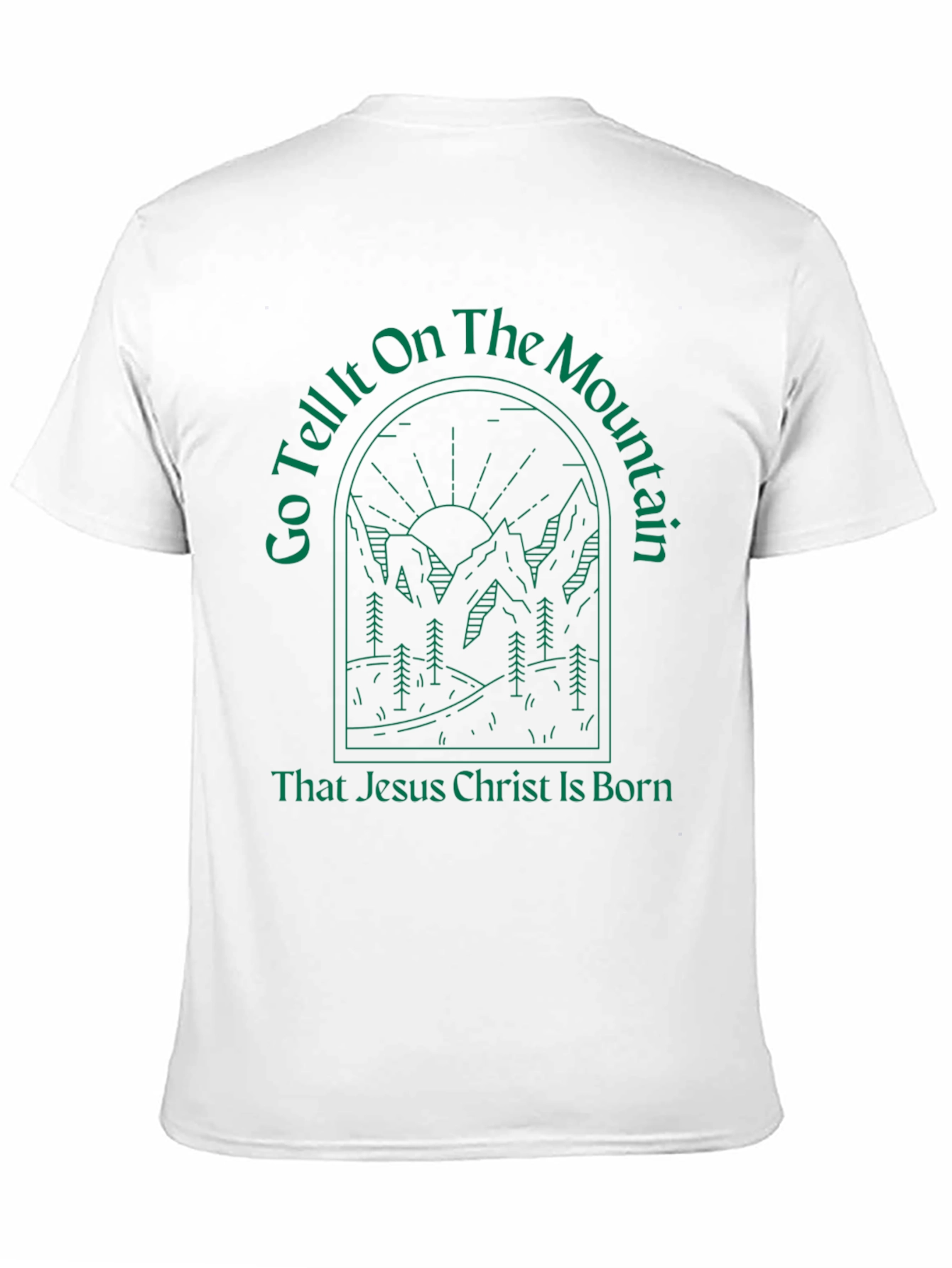Go Tell It On the Mountain Christmas Tee
