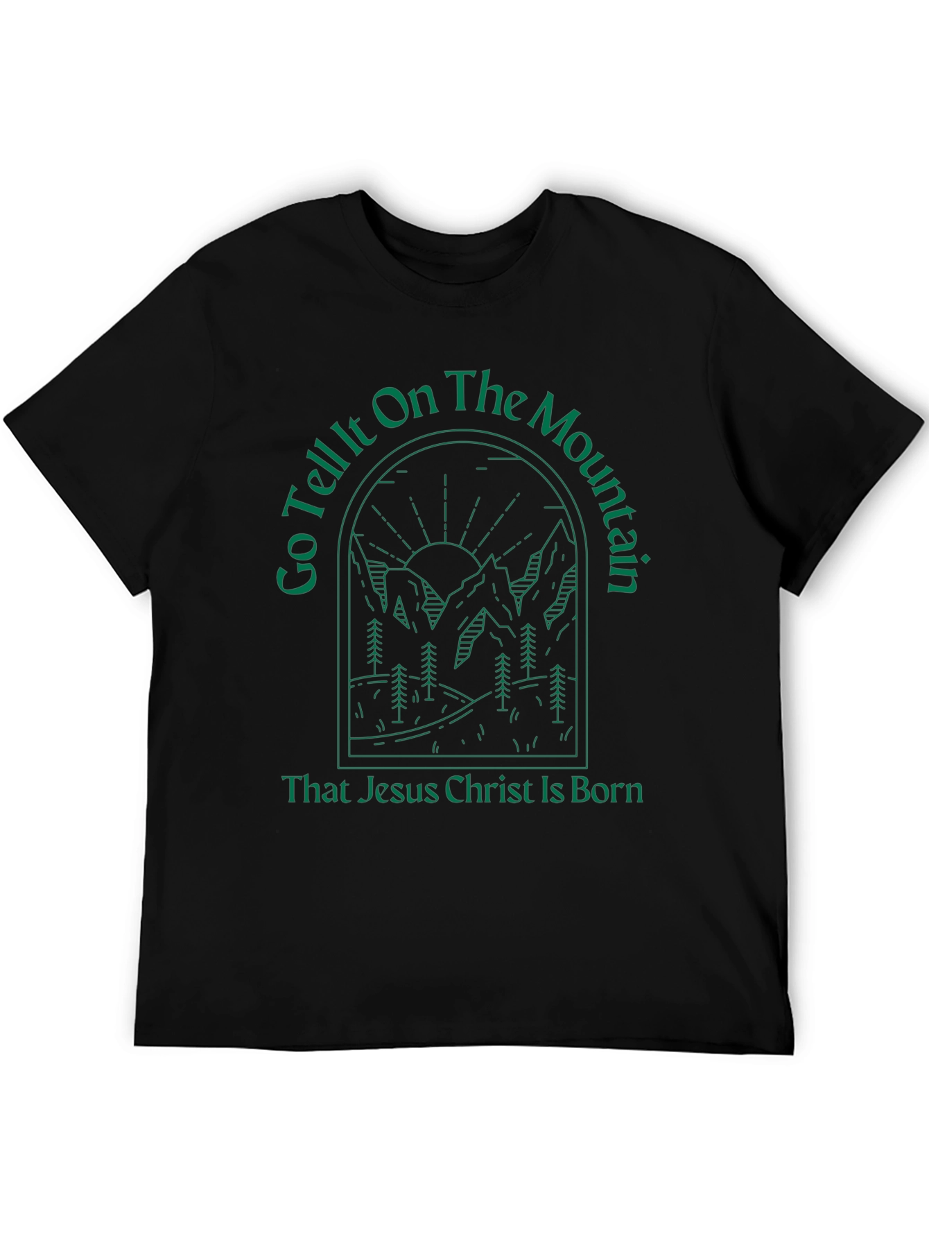 Go Tell It On the Mountain Christmas Tee