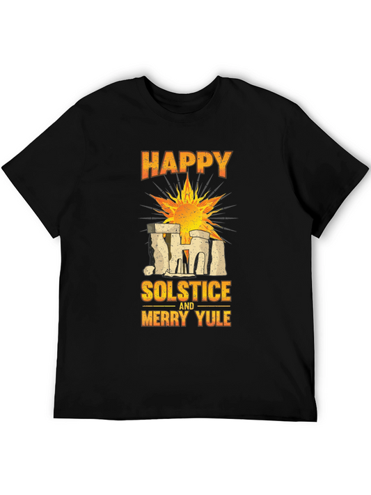 Happy Solstice and Merry Yule Graphic Tee