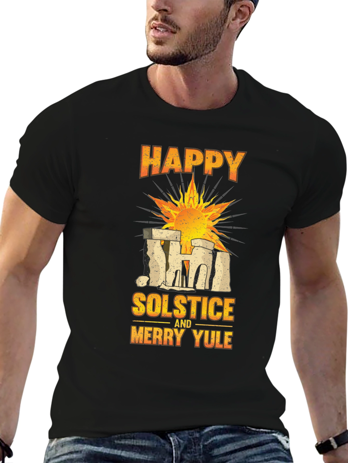 Happy Solstice and Merry Yule Graphic Tee