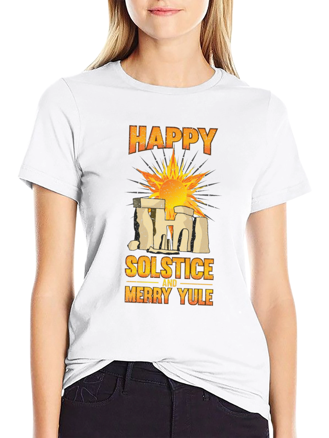 Happy Solstice and Merry Yule Graphic Tee