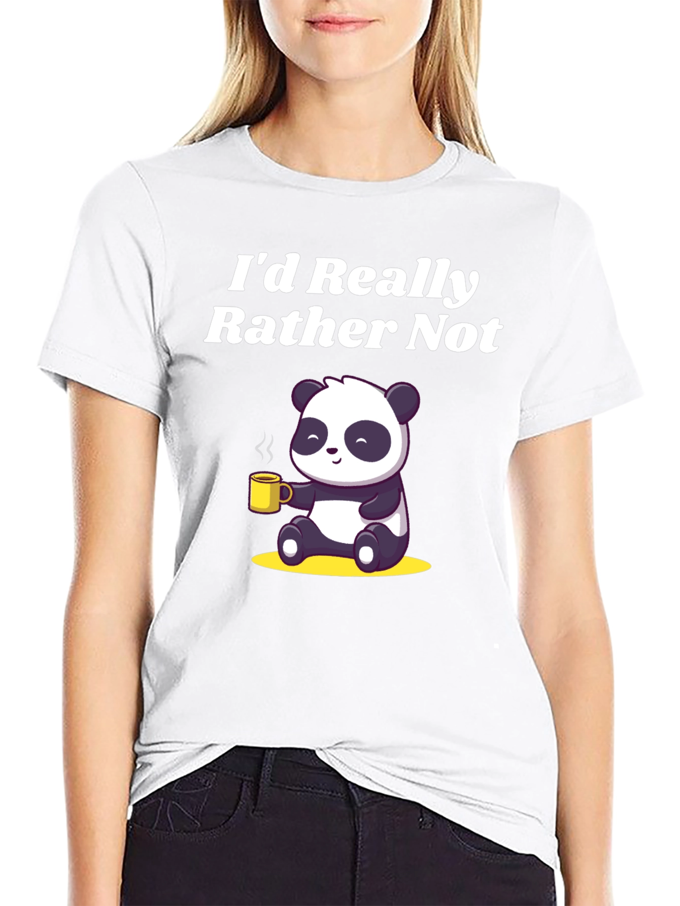 Id Really Rather Not Panda T-Shirt
