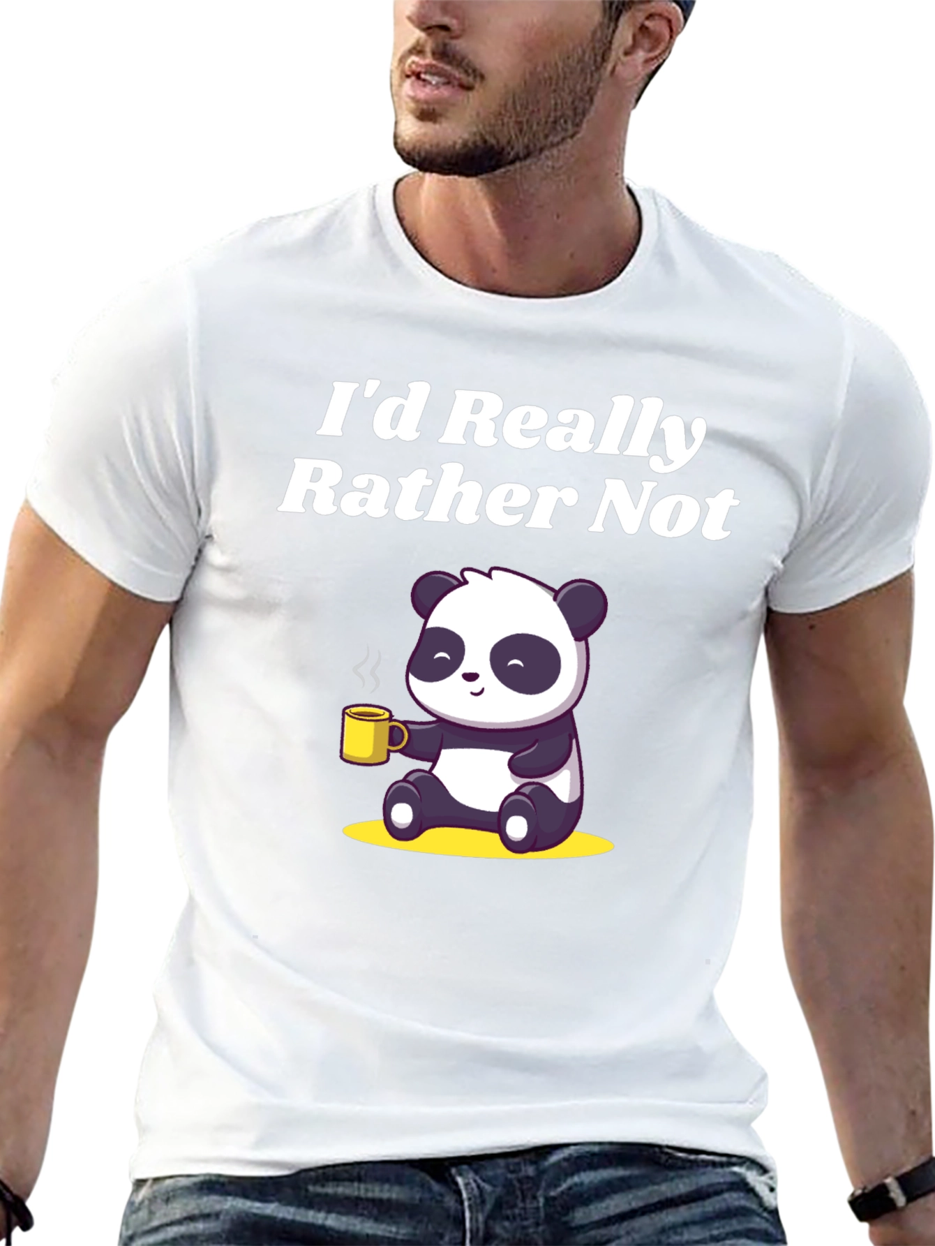Id Really Rather Not Panda T-Shirt