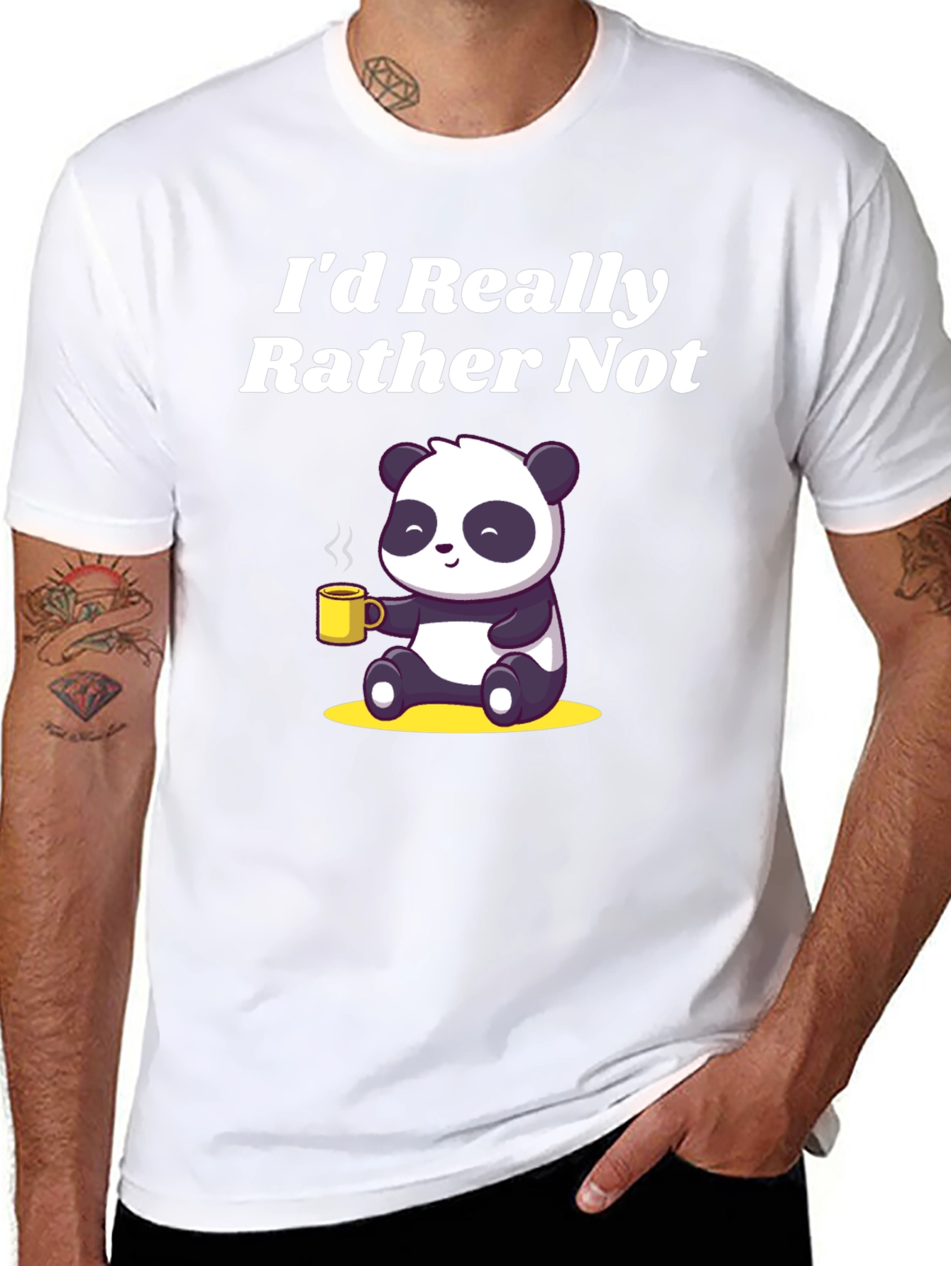 Id Really Rather Not Panda T-Shirt