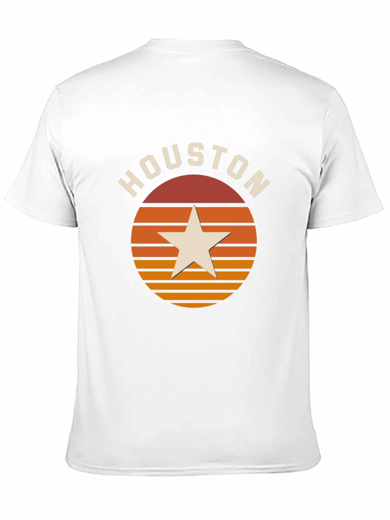 Houston Retro Sunset Star T-Shirt