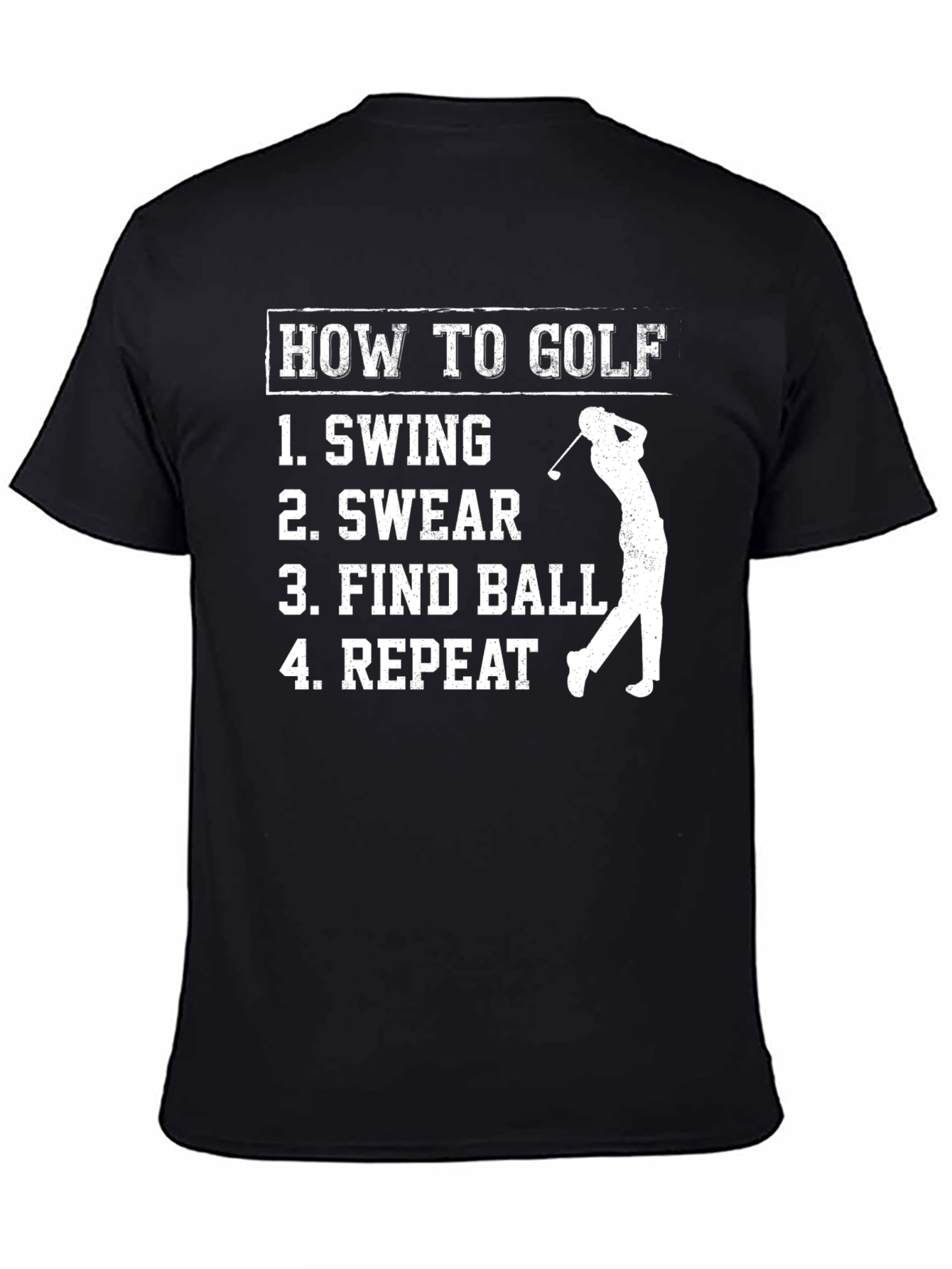 How to Golf Funny Graphic T-Shirt