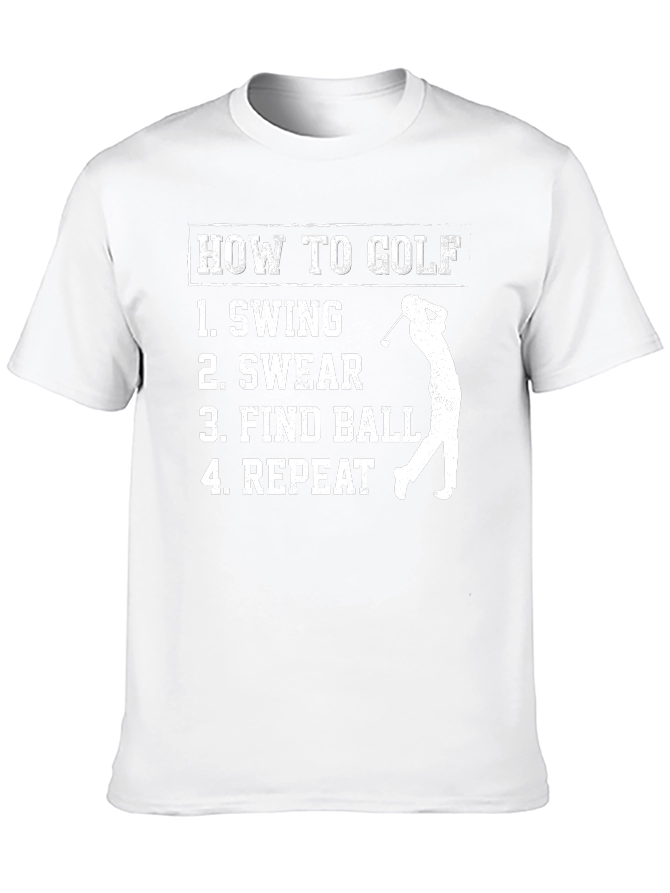 How to Golf Funny Graphic T-Shirt