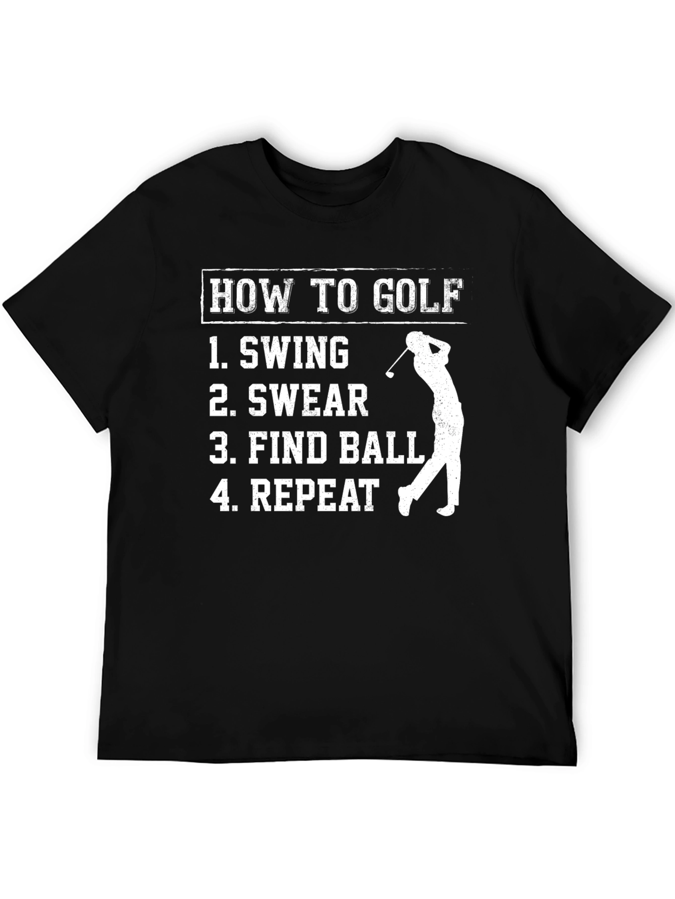 How to Golf Funny Graphic T-Shirt