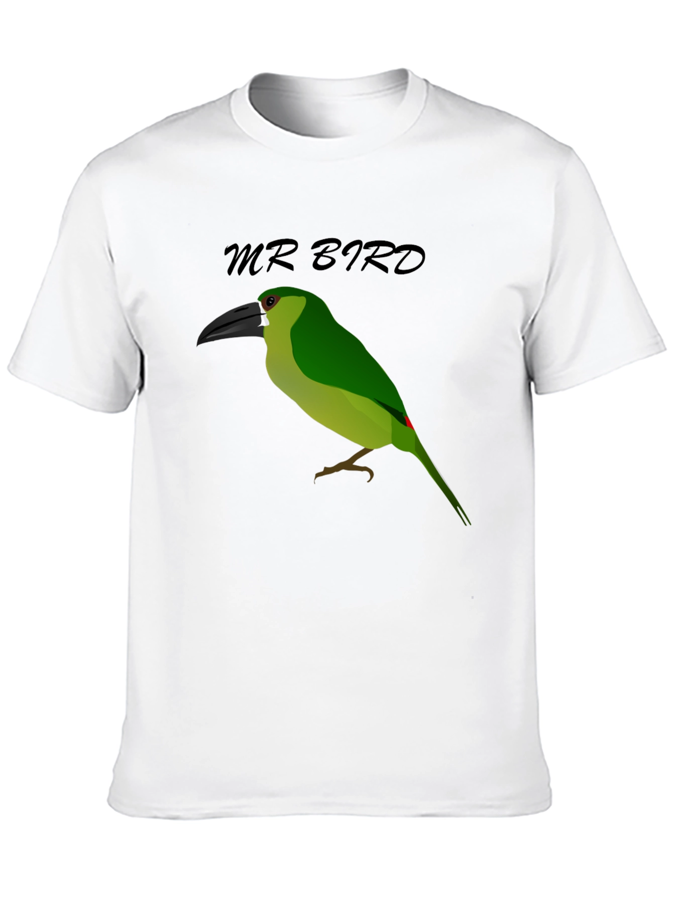 Mr. Bird Graphic T-Shirt - Black