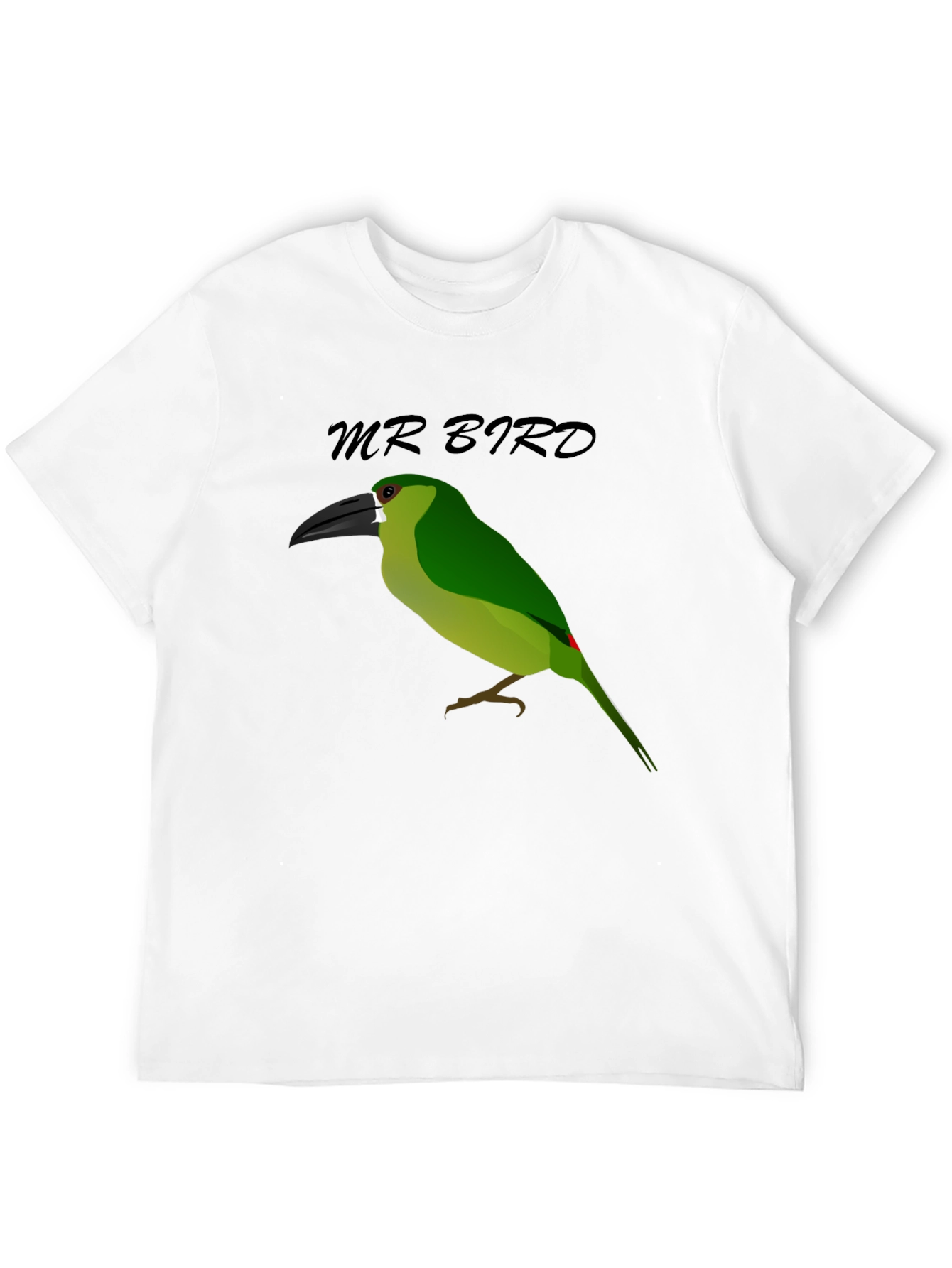 Mr. Bird Graphic T-Shirt - Black