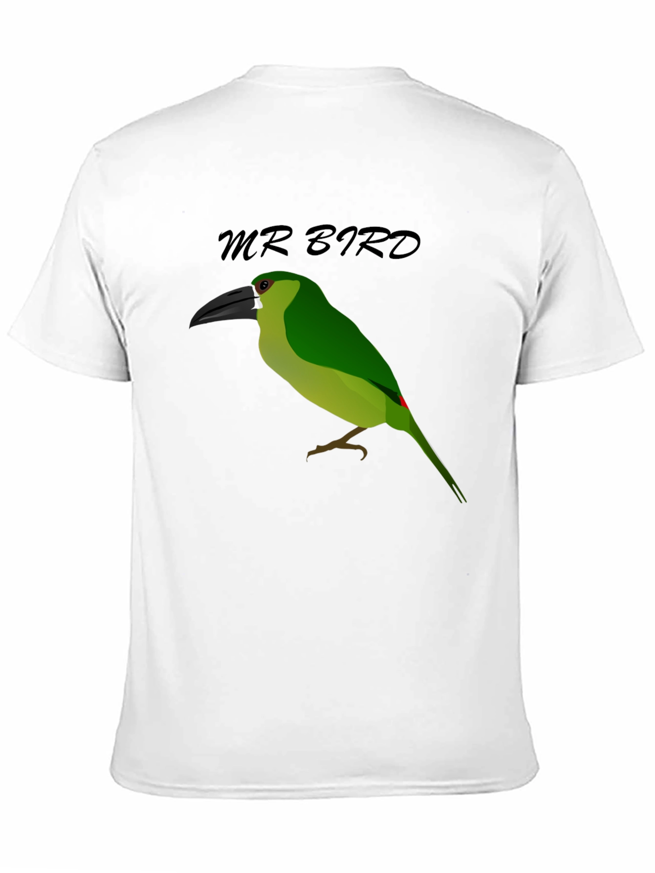 Mr. Bird Graphic T-Shirt - Black