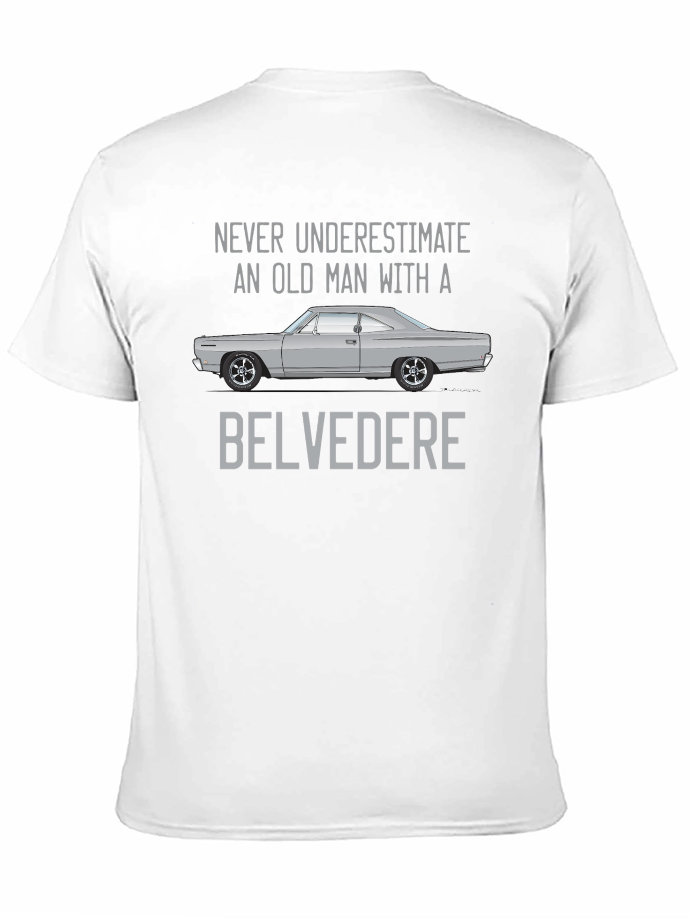 Belvedere Old Man Black T-Shirt