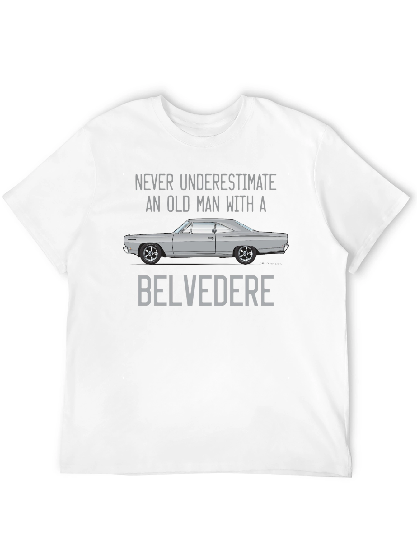 Belvedere Old Man Black T-Shirt