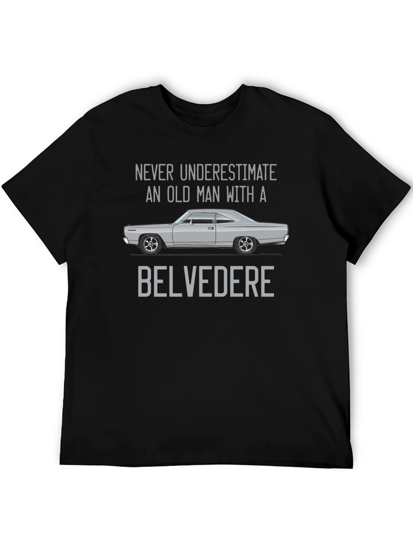 Belvedere Old Man Black T-Shirt