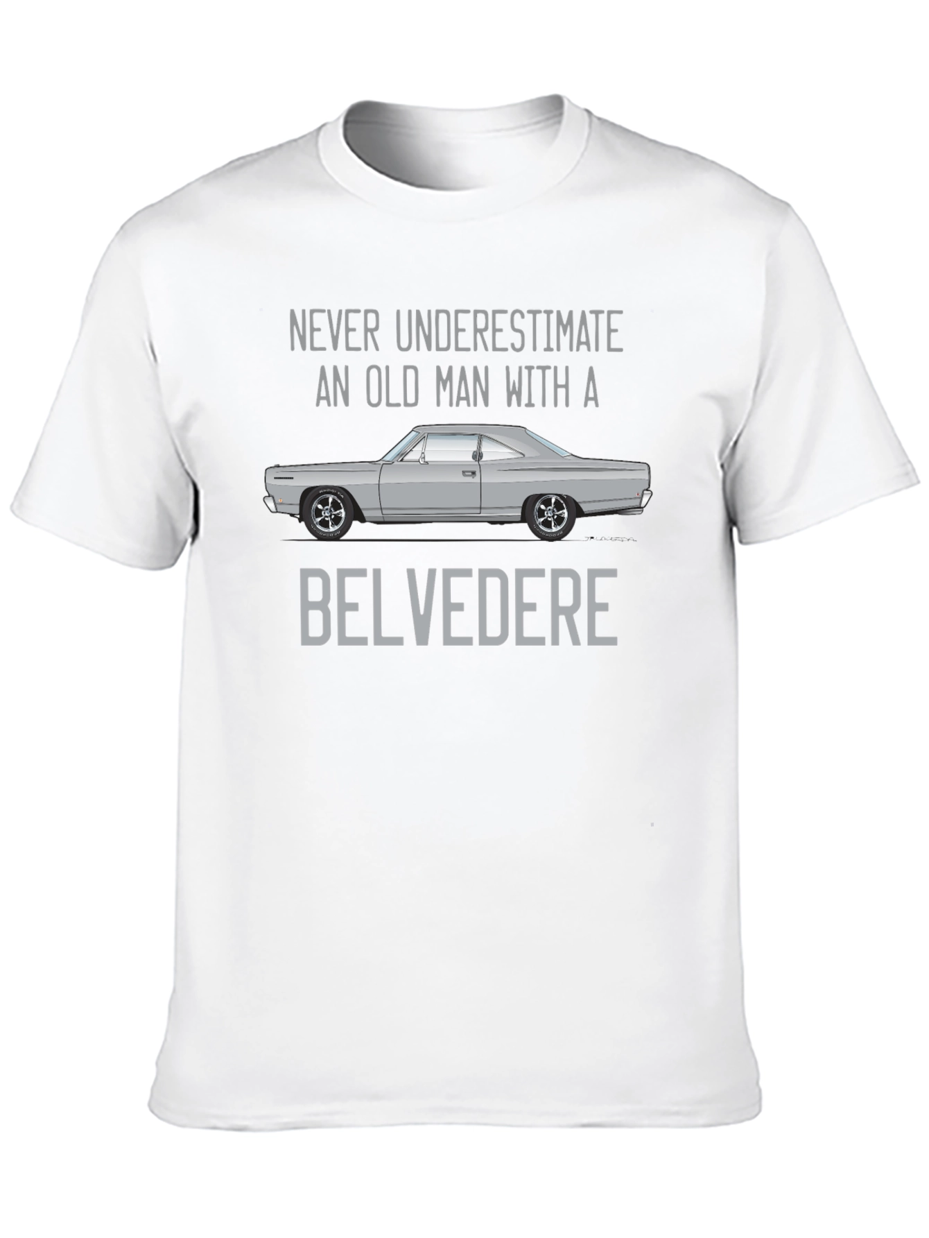 Belvedere Old Man Black T-Shirt