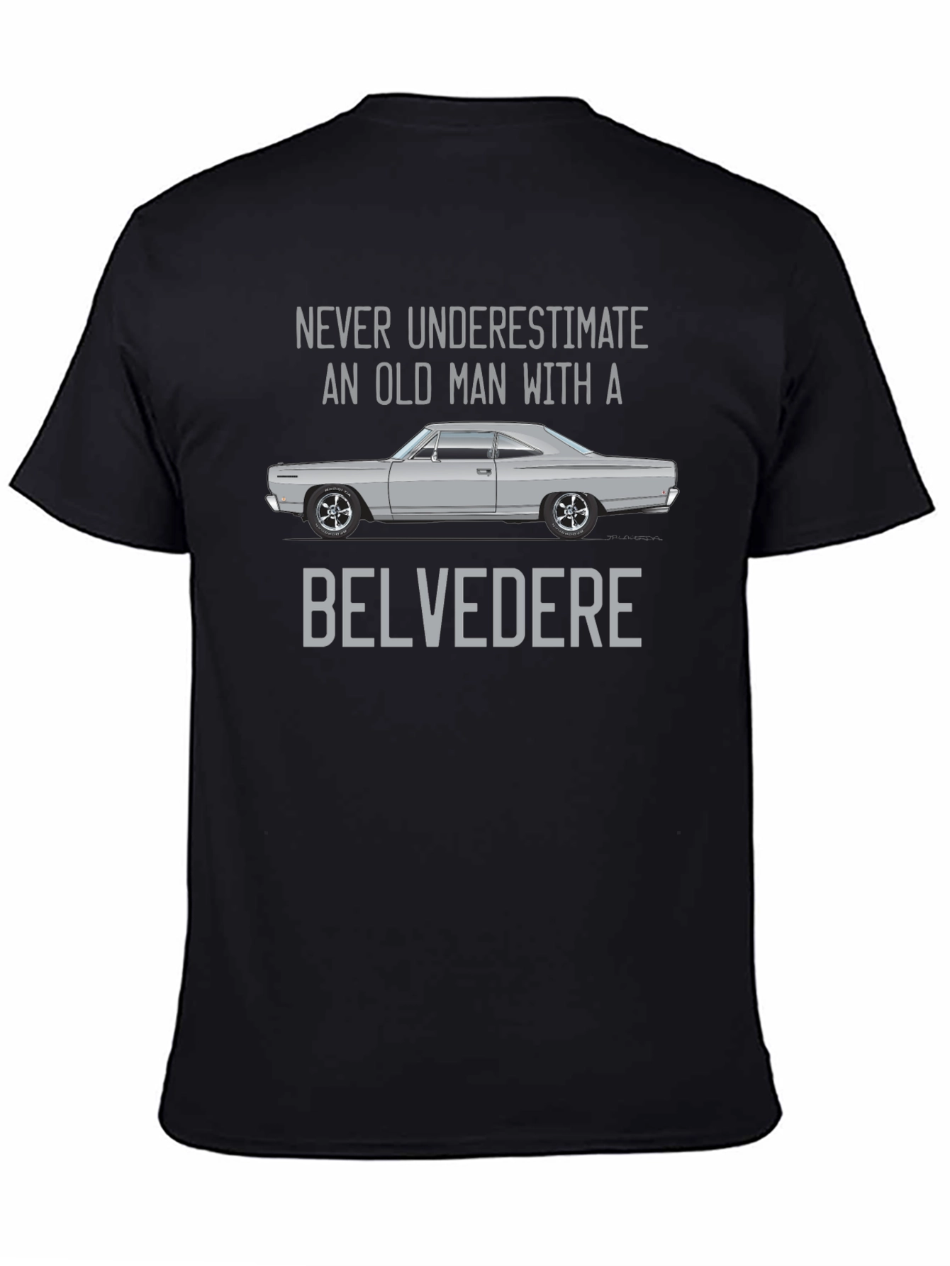 Belvedere Old Man Black T-Shirt