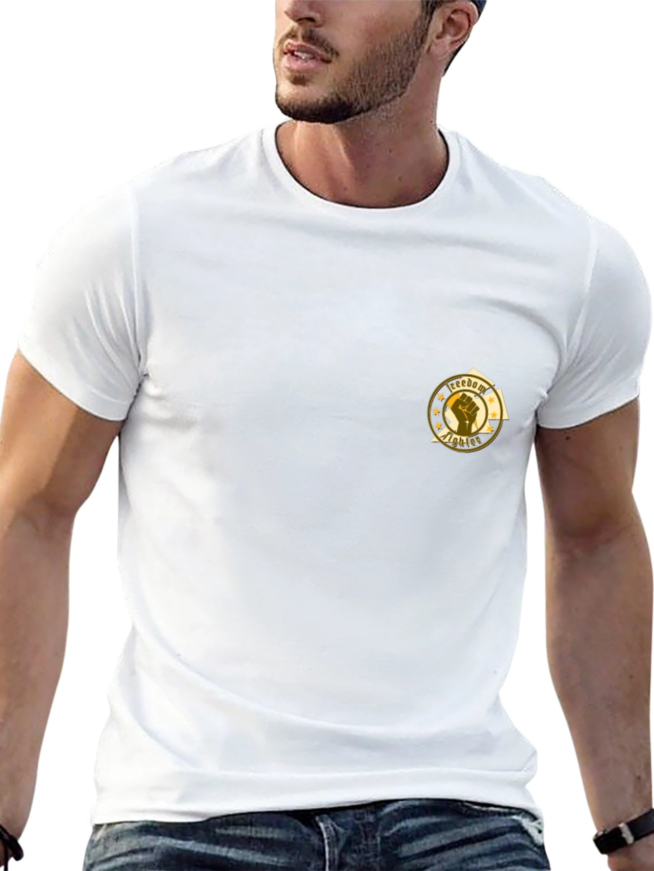 Freedom Fighter Graphic Tee - Black