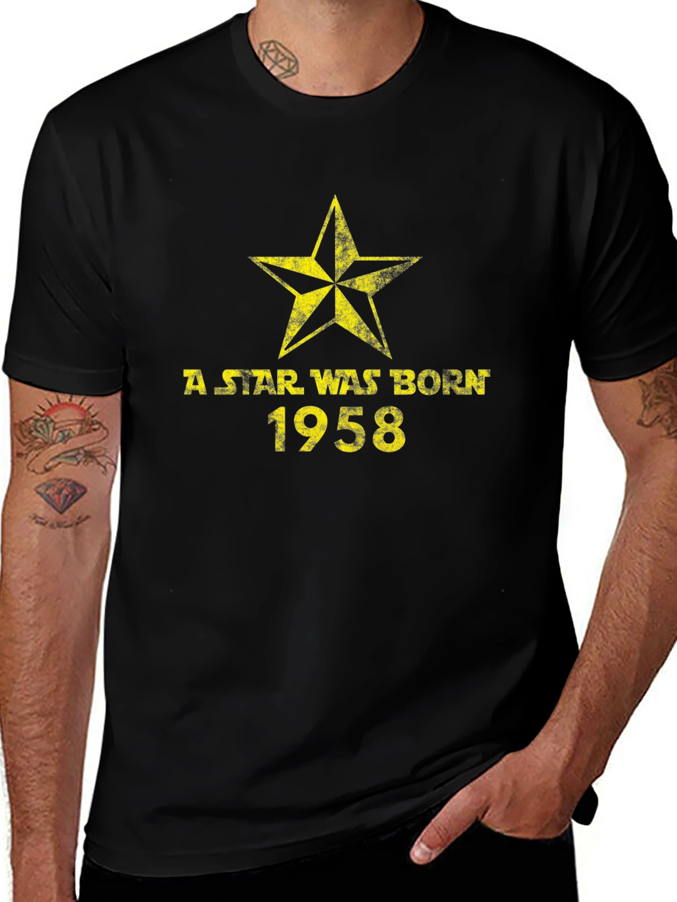 A Star Was Born 1958 Black T-Shirt
