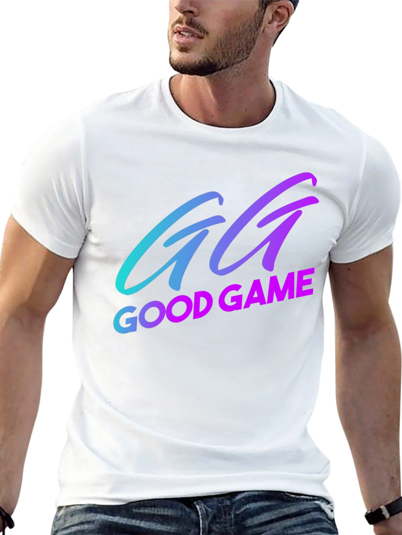GG Good Game Graphic T-Shirt - Soft Cotton Blend