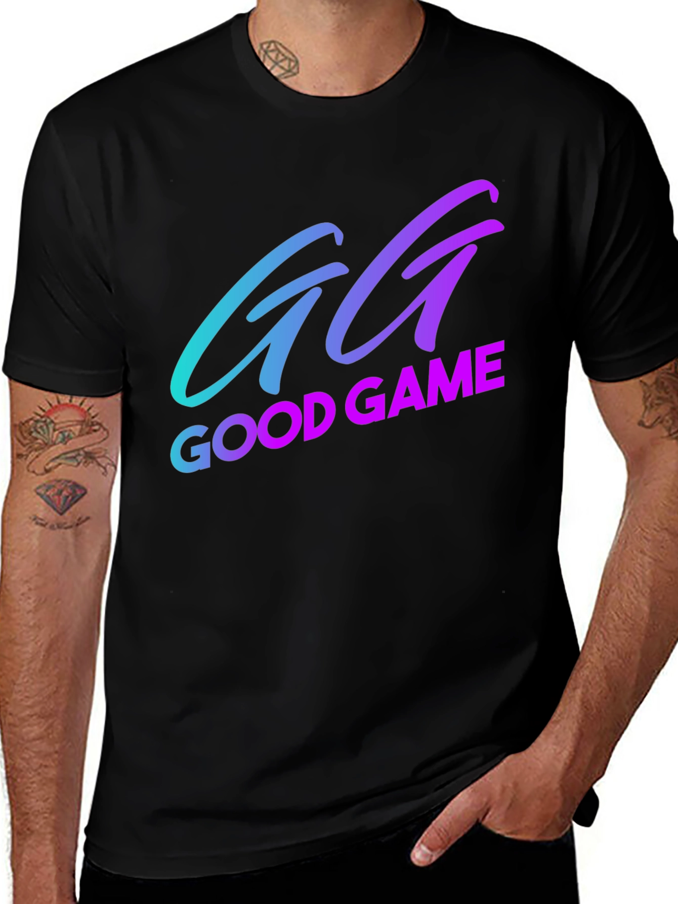 GG Good Game Graphic T-Shirt - Soft Cotton Blend