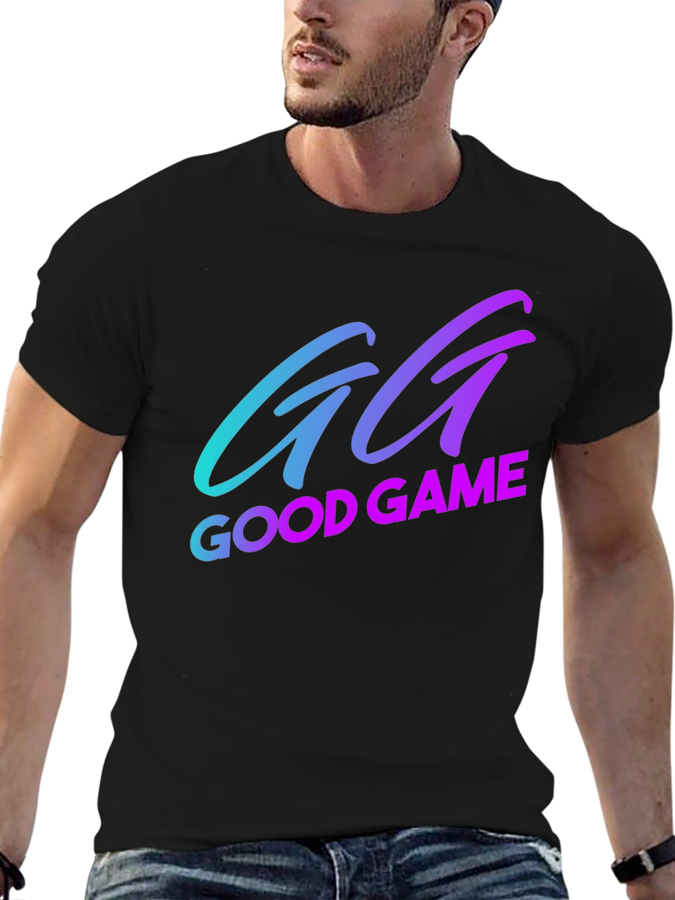 GG Good Game Graphic T-Shirt - Soft Cotton Blend